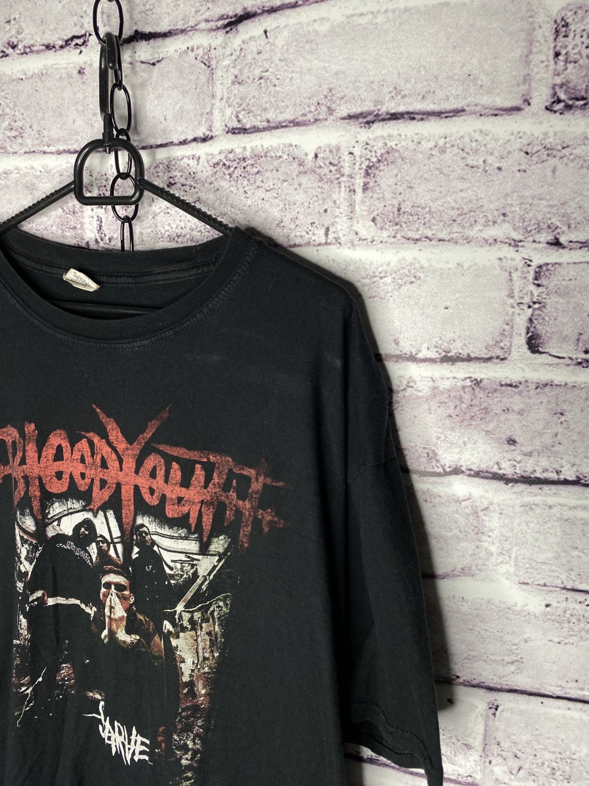 Band Tees Men's Vintage T-Shirt Blood Youth Starve Big Logo Y2K Tee Size US XXL / EU 58 / 5 - 2 Thumbnail