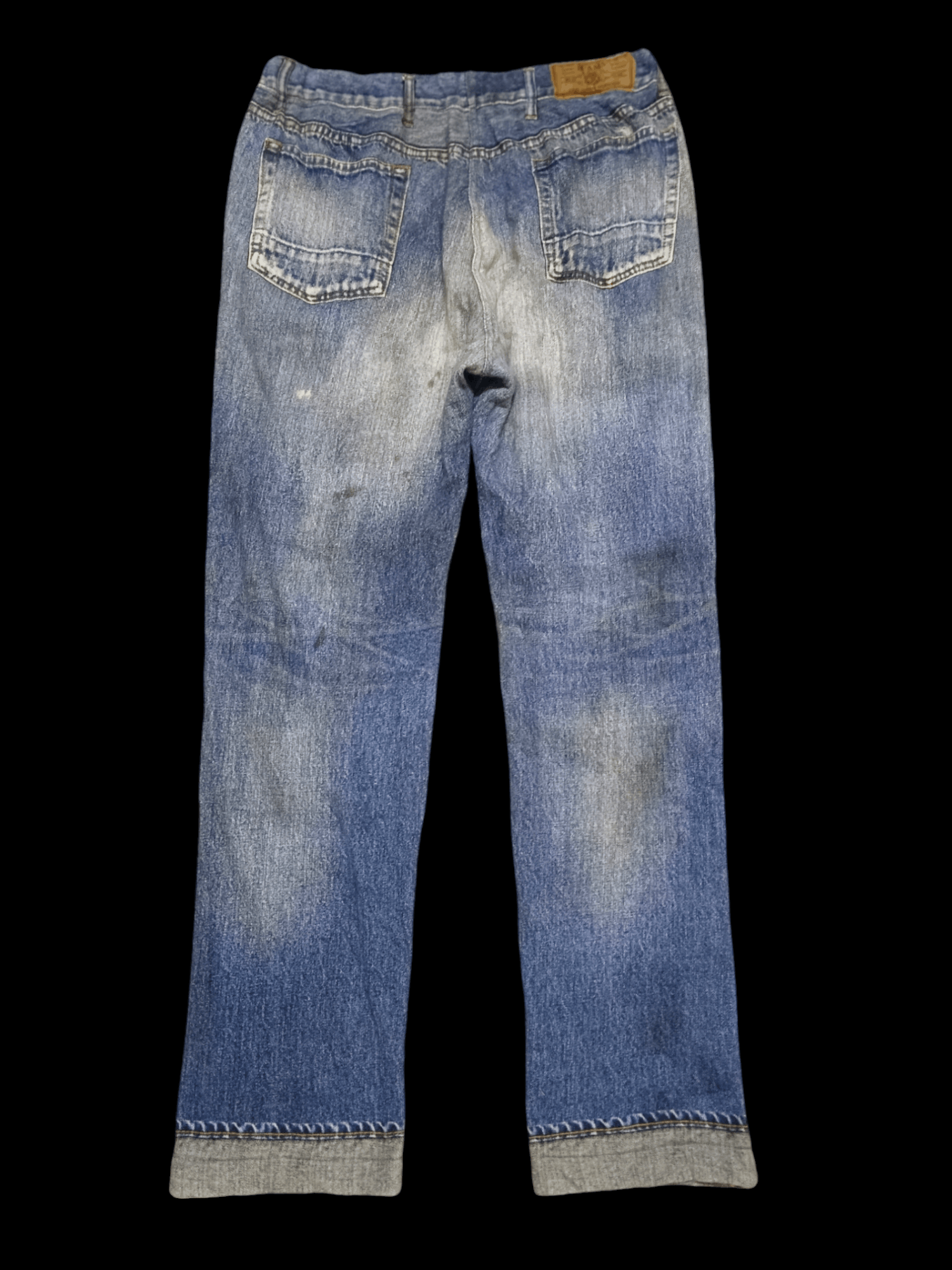 14th Addiction × Beams Plus × Le Grande Bleu (L.G.B.) Vintage Beams Japan Distressed Jeans Size US 31 - 7 Thumbnail