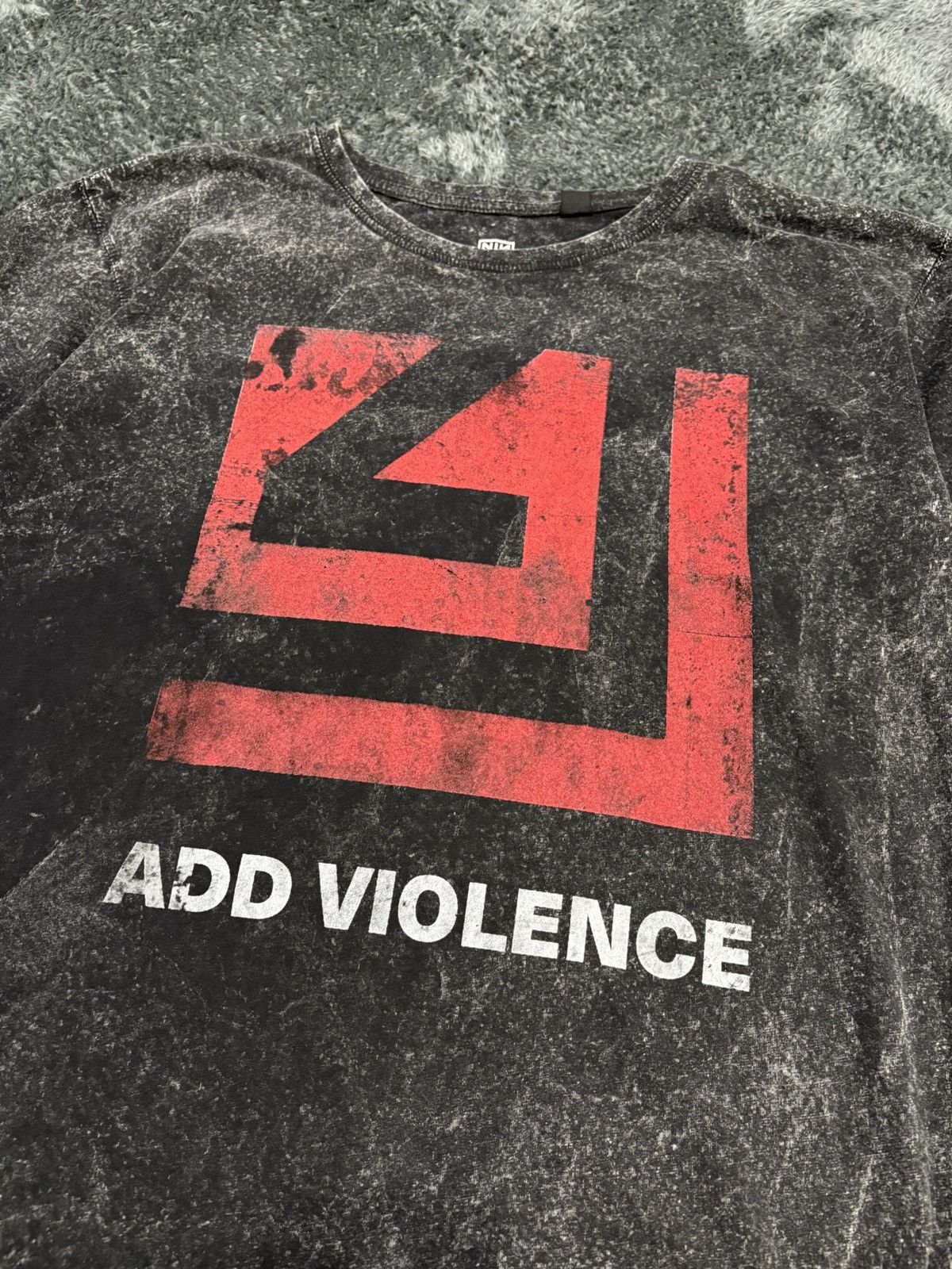 Band Tees Nine Inch Nails Dyed Add Violence Tee Size US M / EU 48-50 / 2 - 3 Thumbnail