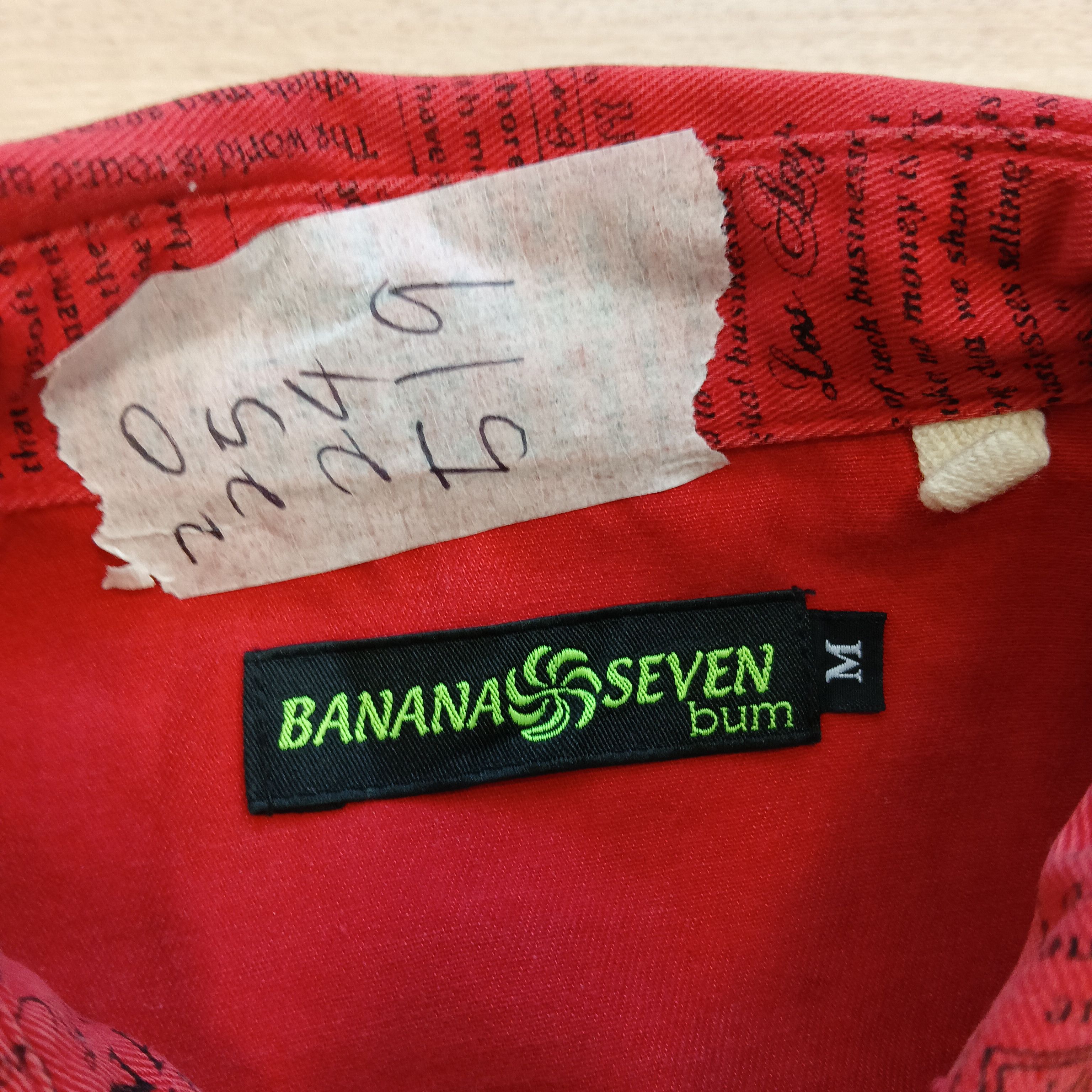 Japanese Brand BANANA SEVEN BUM TEE LONG SLEEVE M Size US M / EU 48-50 / 2 - 6 Thumbnail