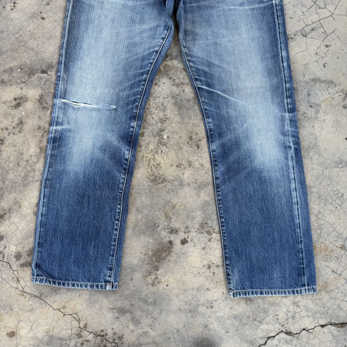Japanese Brand VINTAGE JAPANESE FADED RIPPED JEANS DENIM PANTS Size US 34 / EU 50 - 4 Thumbnail