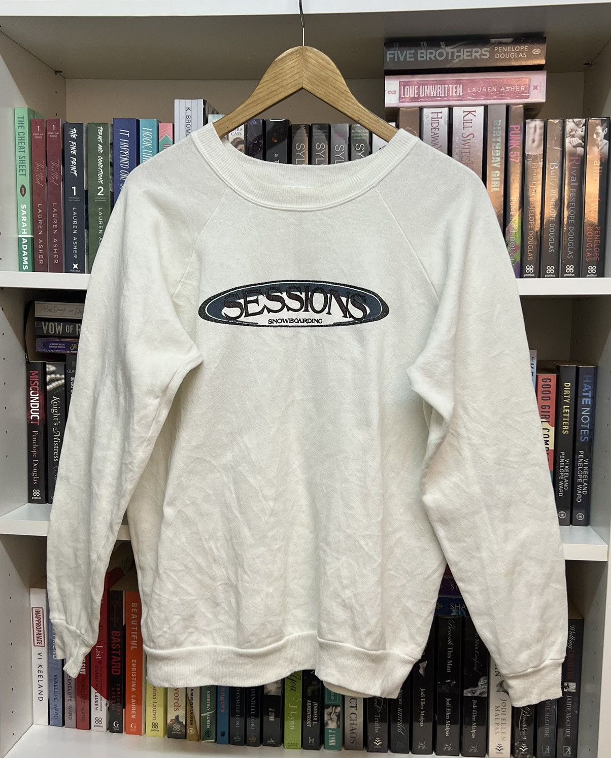 Hanes Vintage SESSIONS Snowboarding by Hanes Sweatshirt Size US M / EU 48-50 / 2 - 1 Thumbnail