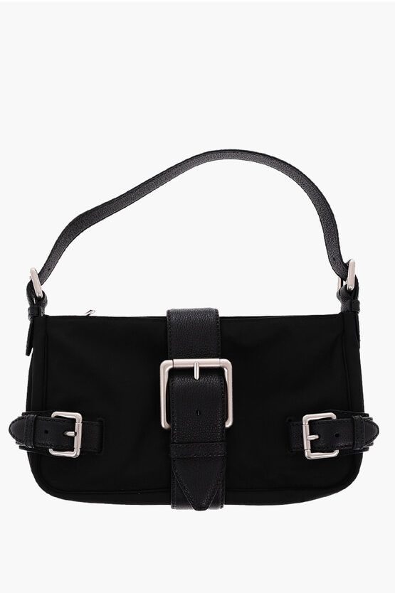 og1mm0624 Size: OS / Misc Leather Shoulder Bag in Black