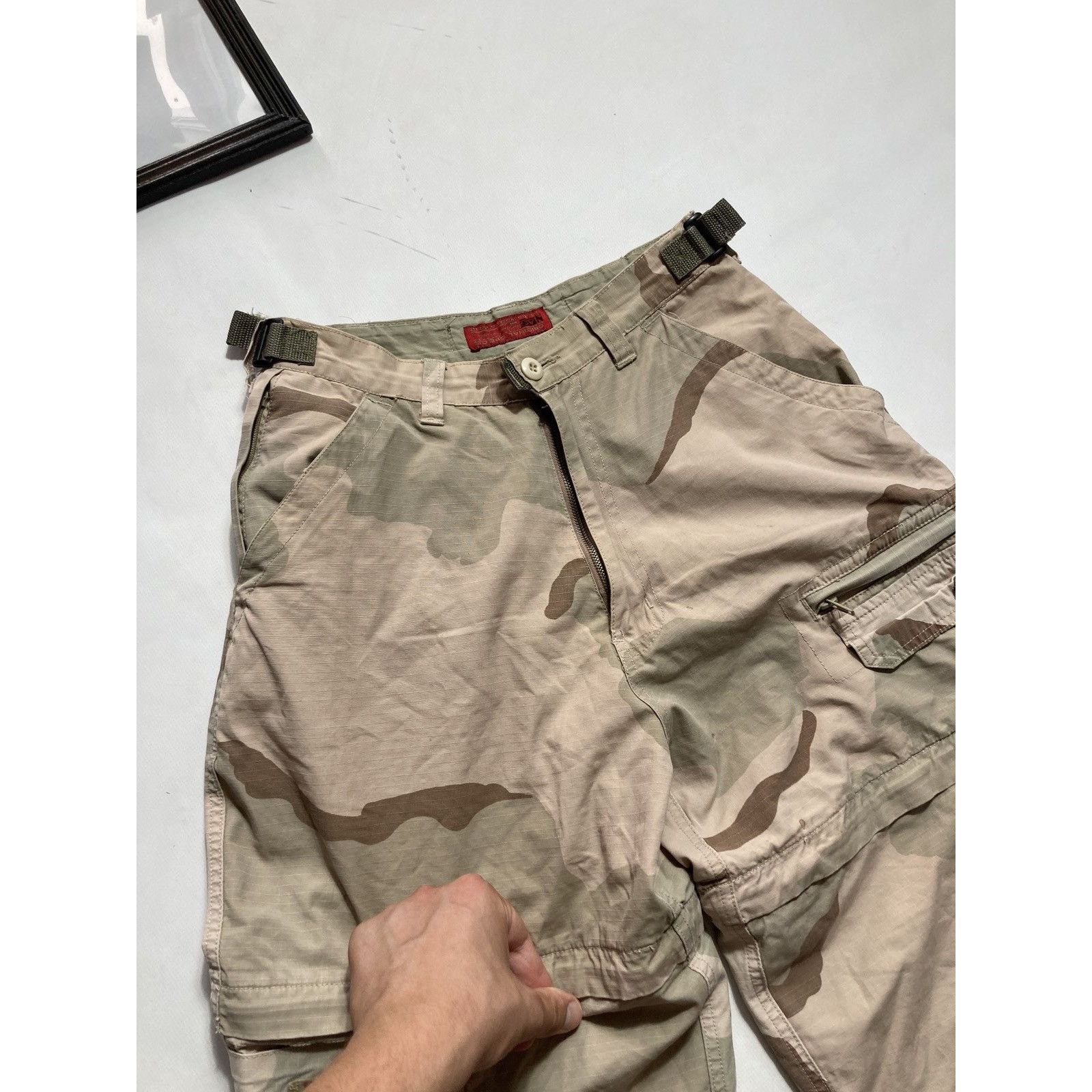Japanese Brand × Vintage Vintage Camo Military 90s transformer shorts Size US 30 / EU 46 - 5 Thumbnail