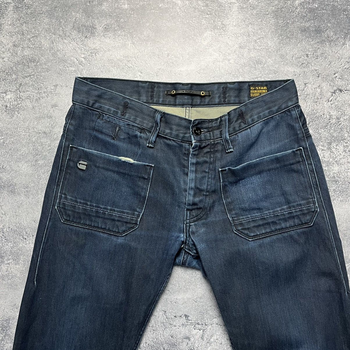 G-Star Vintage G-Star RAW Blue Denim Jeans Streetwear Y2K Designer Size US 31 - 2 Thumbnail