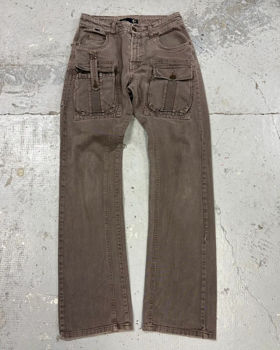 Just Cavalli AW2005 Cavalli Brown Multi Pockets Cargo Pants Size US 31 - 1 Thumbnail
