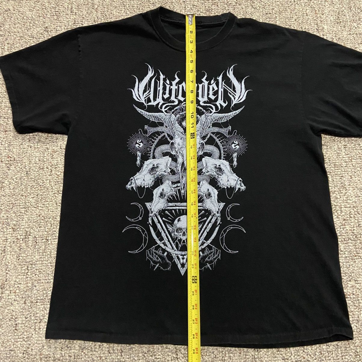 Band Tees Witchden Black Thrash Metal band t shirt Size US XL / EU 56 / 4 - 4 Thumbnail