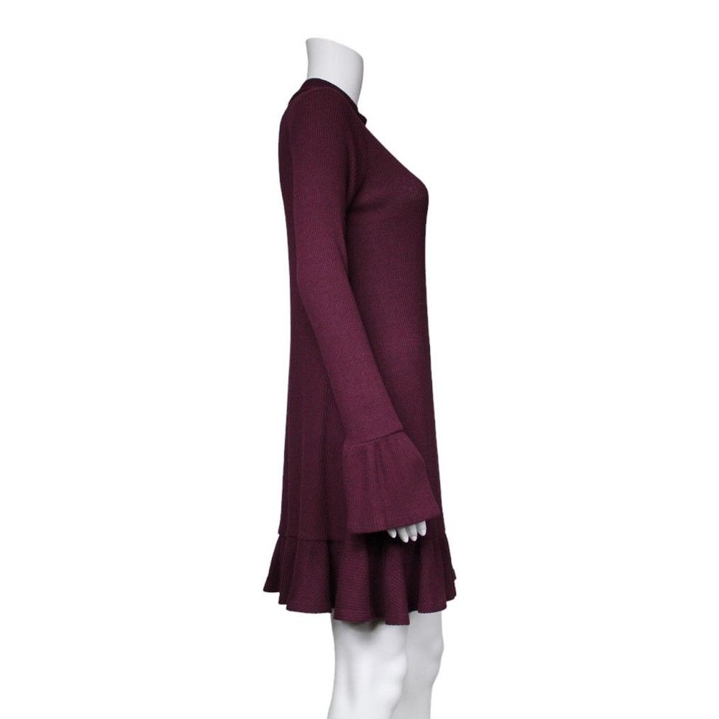 Express Express Long Sleeve Knee Length Dress Women Size Medium Size M / US 6-8 / IT 42-44 - 2 Thumbnail