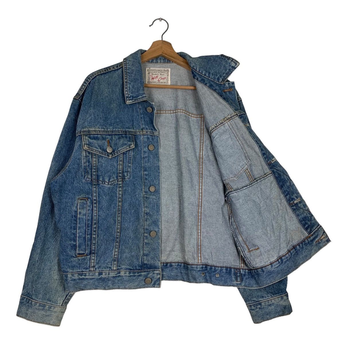 Japanese Brand HILL CROP Western Wear Denim Jacket #0859-C38 Size US M / EU 48-50 / 2 - 9 Thumbnail