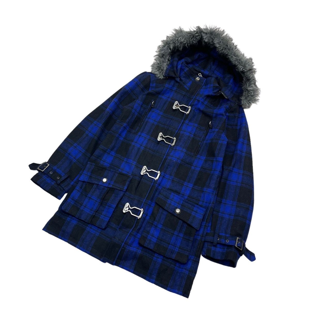 Angel Blue × If Six Was Nine × Japanese Brand Japanese Brand Berning Sho Black Label Tartan Jacket Size US M / EU 48-50 / 2 - 3 Thumbnail