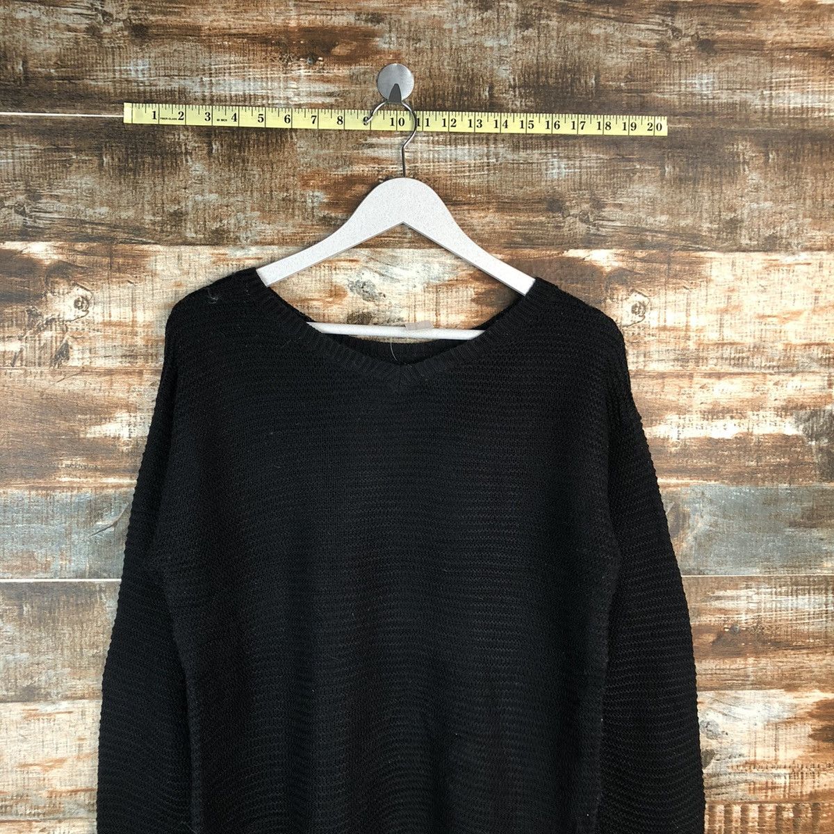 Homespun Knitwear × Japanese Brand Glacier Black Knitwear #A1332 Size M / US 6-8 / IT 42-44 - 2 Thumbnail