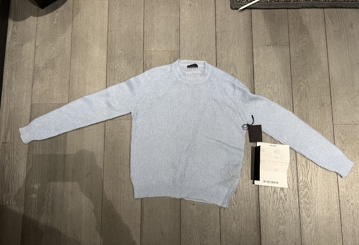 Prada Prada Crew Neck Mohair Blend Sweater Size US M / EU 48-50 / 2 - 1 Thumbnail