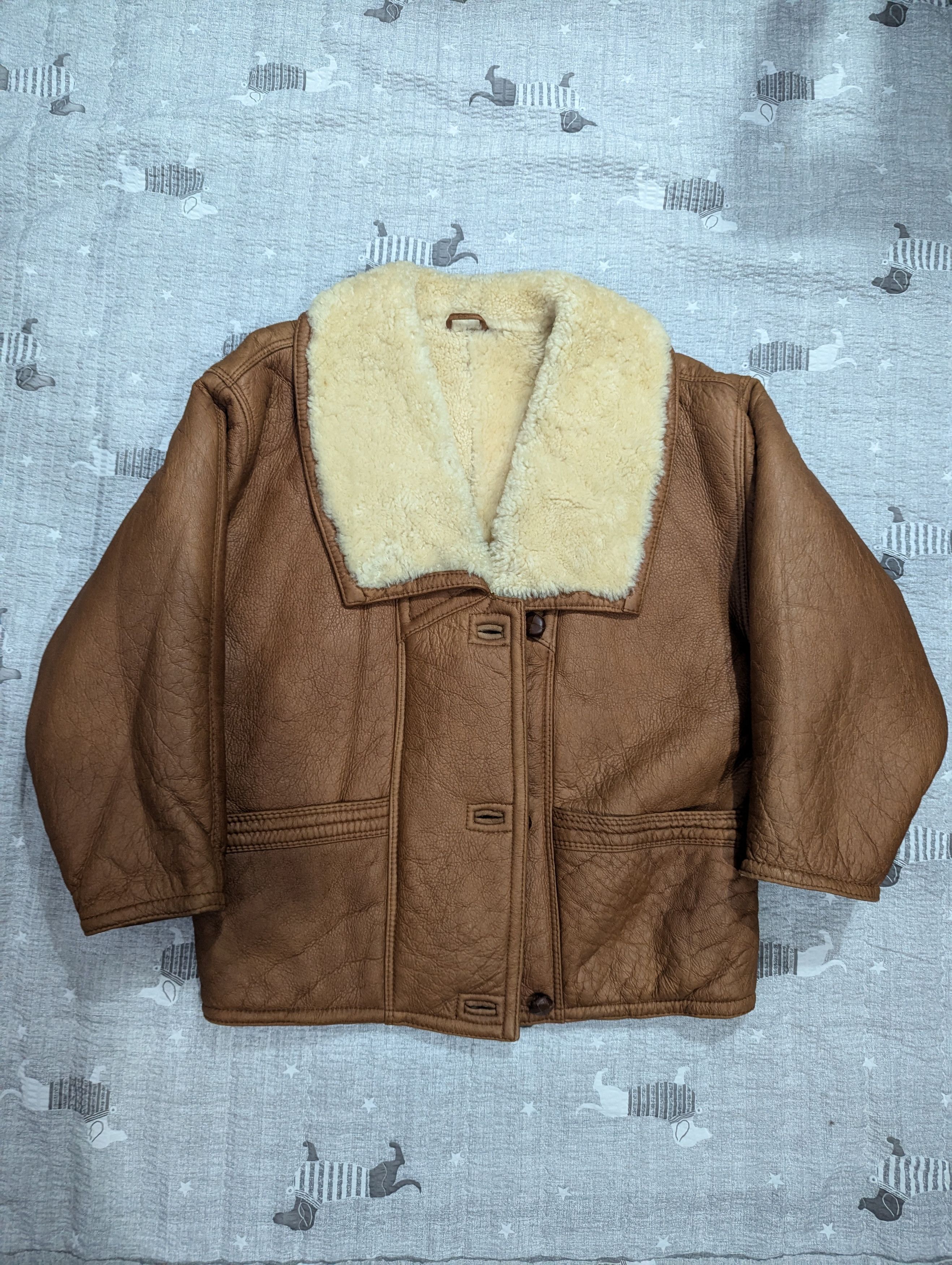 Vintage Vintage 80s 90s Sheep Shearling Jacket Size US M / EU 48-50 / 2 - 7 Thumbnail