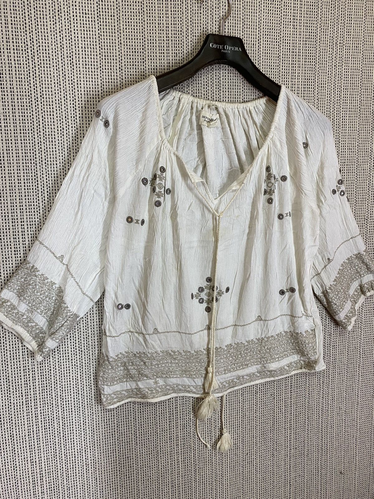 Boohoo × Denim & Supply Ralph Lauren ‼️DENIM&SUPPLY RALPH LAUREN BOHO RL BLOUSE‼️ Size M / US 6-8 / IT 42-44 - 2 Thumbnail