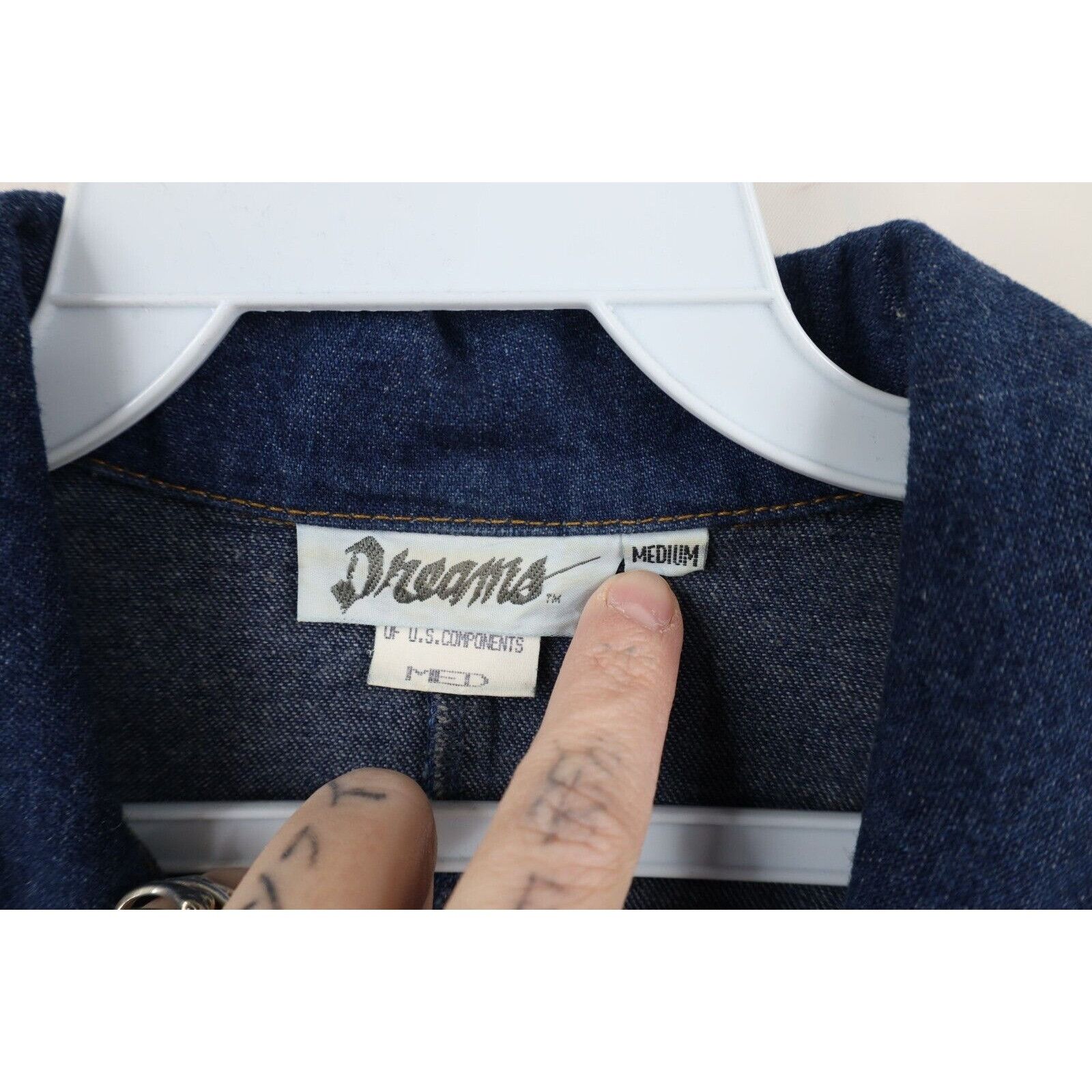 Vintage Vintage 80s 90s Streetwear Faded Long Sleeve Denim Dress Size M / US 6-8 / IT 42-44 - 6 Thumbnail