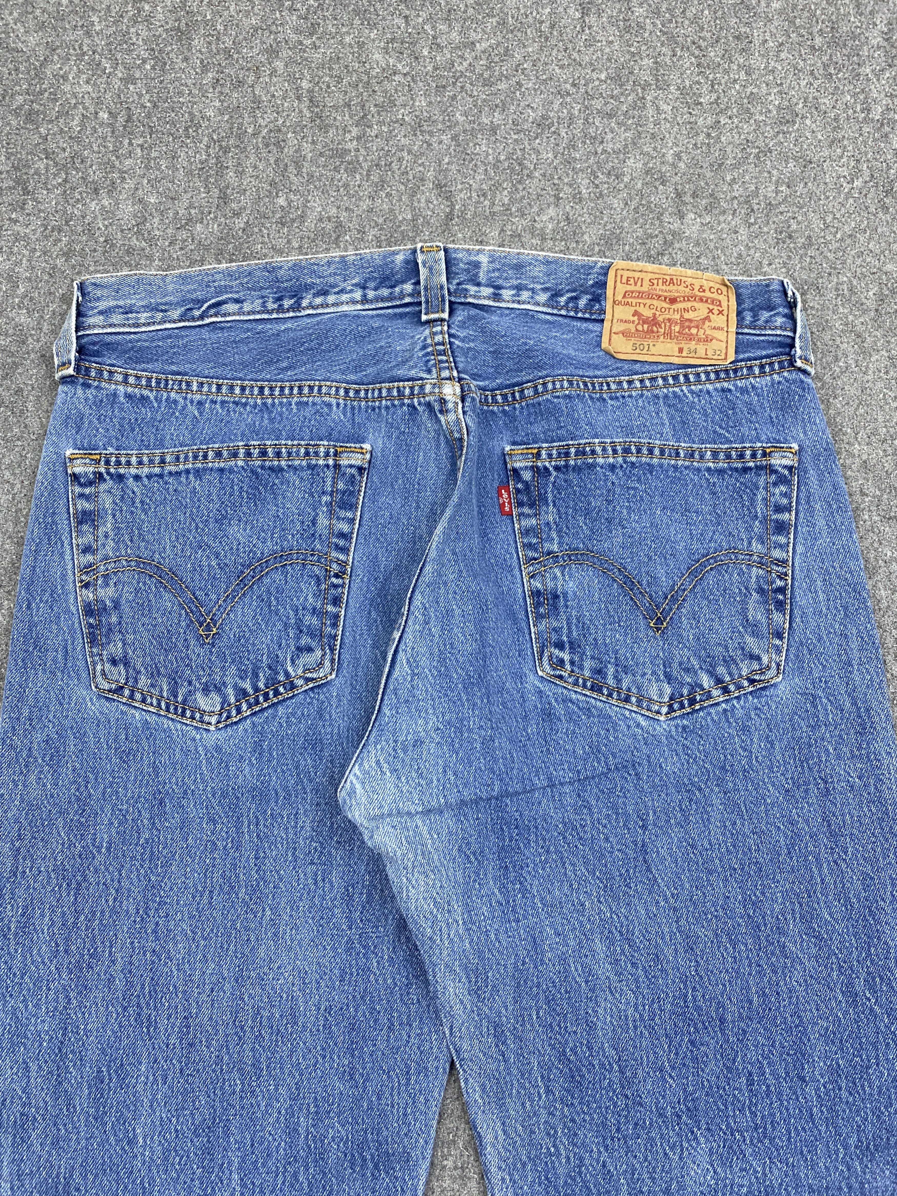 Levi's Blue Denim Vintage Levi's 501 Jeans DP2831 Size US 32 / EU 48 - 4 Thumbnail