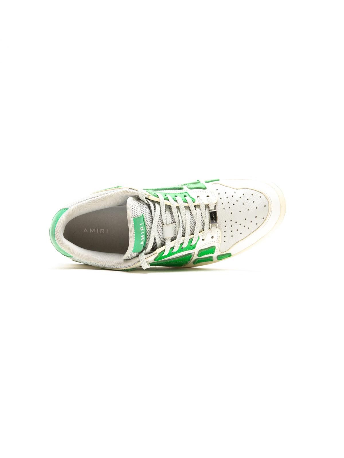 Amiri Amiri Skel Top Green Low Sneaker Trainers Size US 9 / EU 42 - 4 Thumbnail
