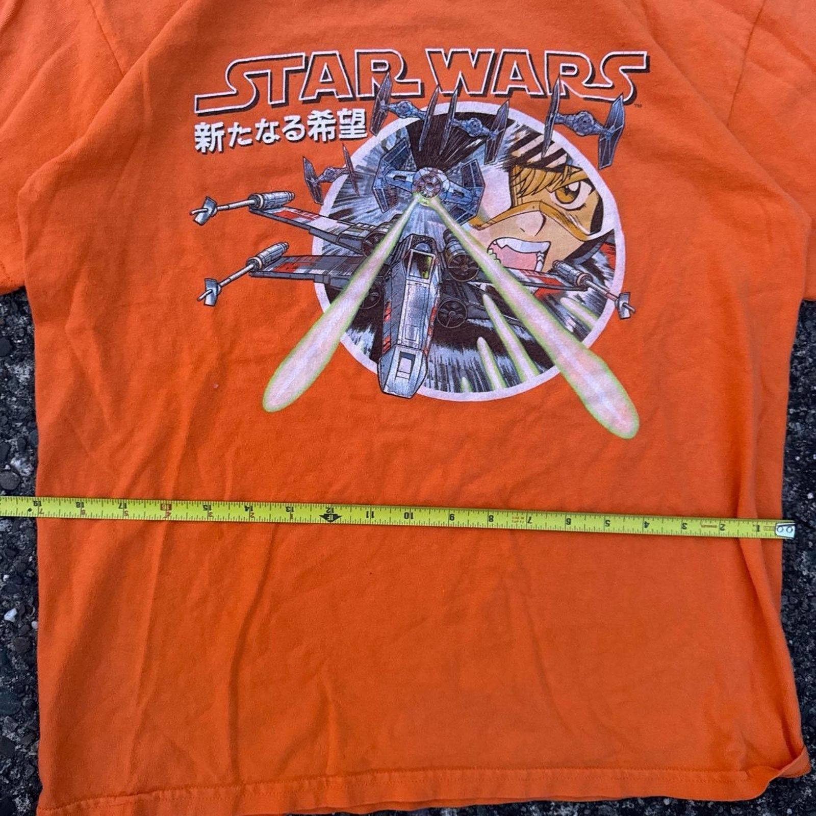 Star Wars Vintage Star Wars TIE Fighter Orange T-Shirt – Size Medium Size US M / EU 48-50 / 2 - 5 Thumbnail