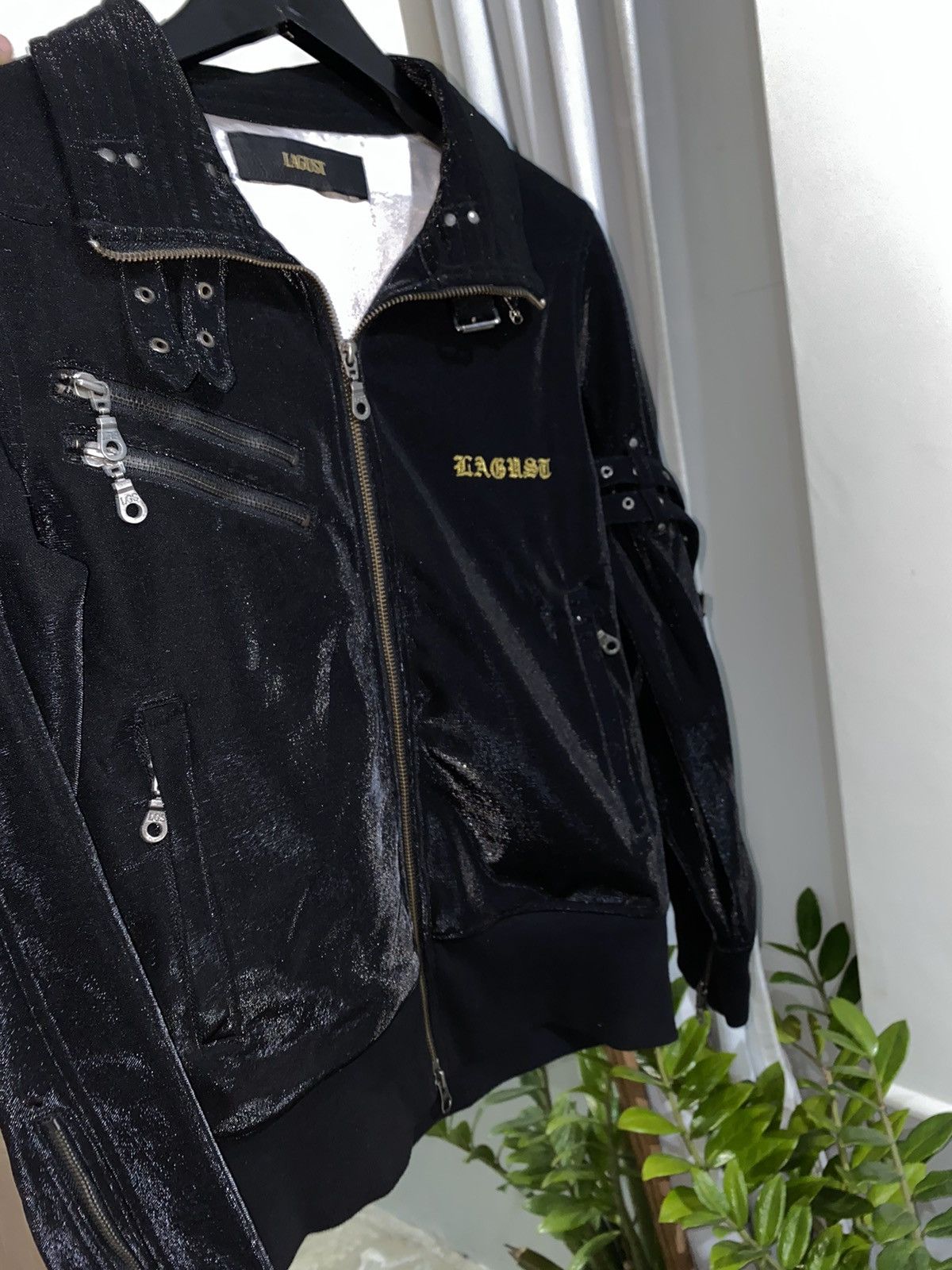 If Six Was Nine Lagust bondage full zipper jacket black outer outerwear Size M / US 6-8 / IT 42-44 - 14 Thumbnail