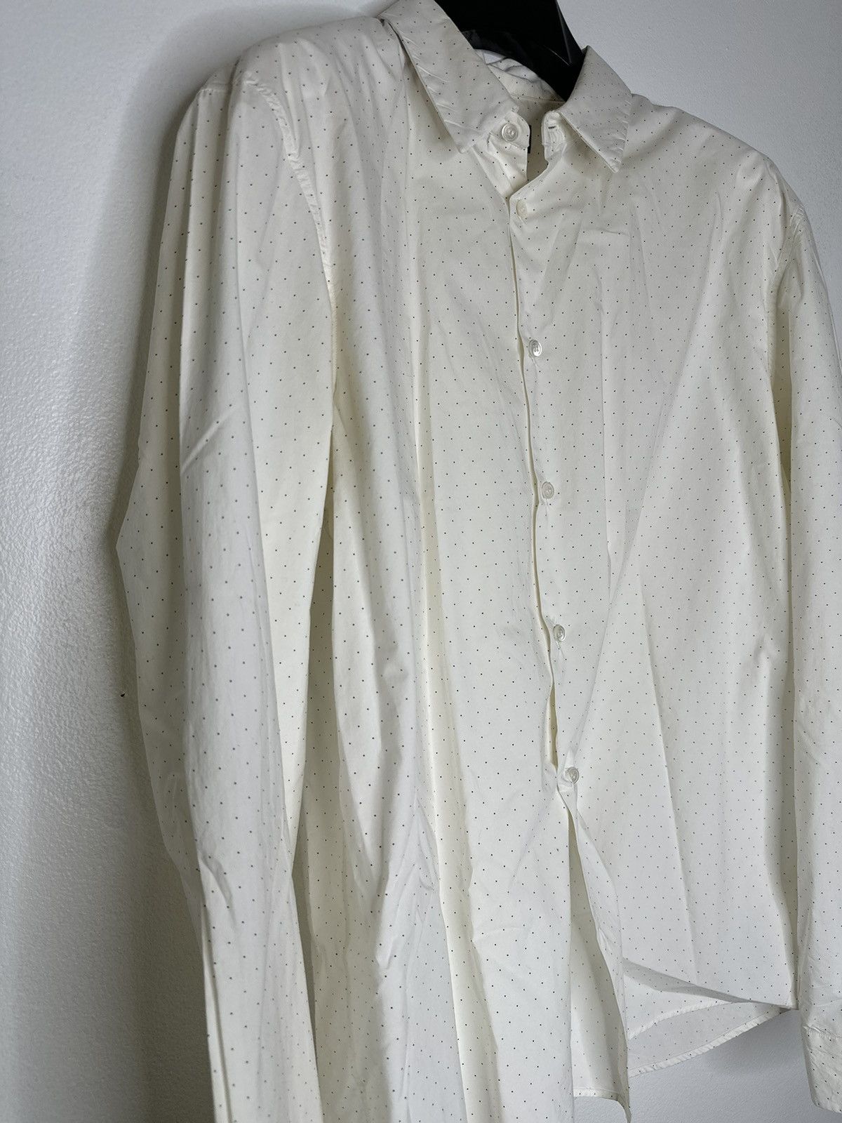 A.P.C. Micro Polka Dot Shirt Size US XL / EU 56 / 4 - 2 Thumbnail