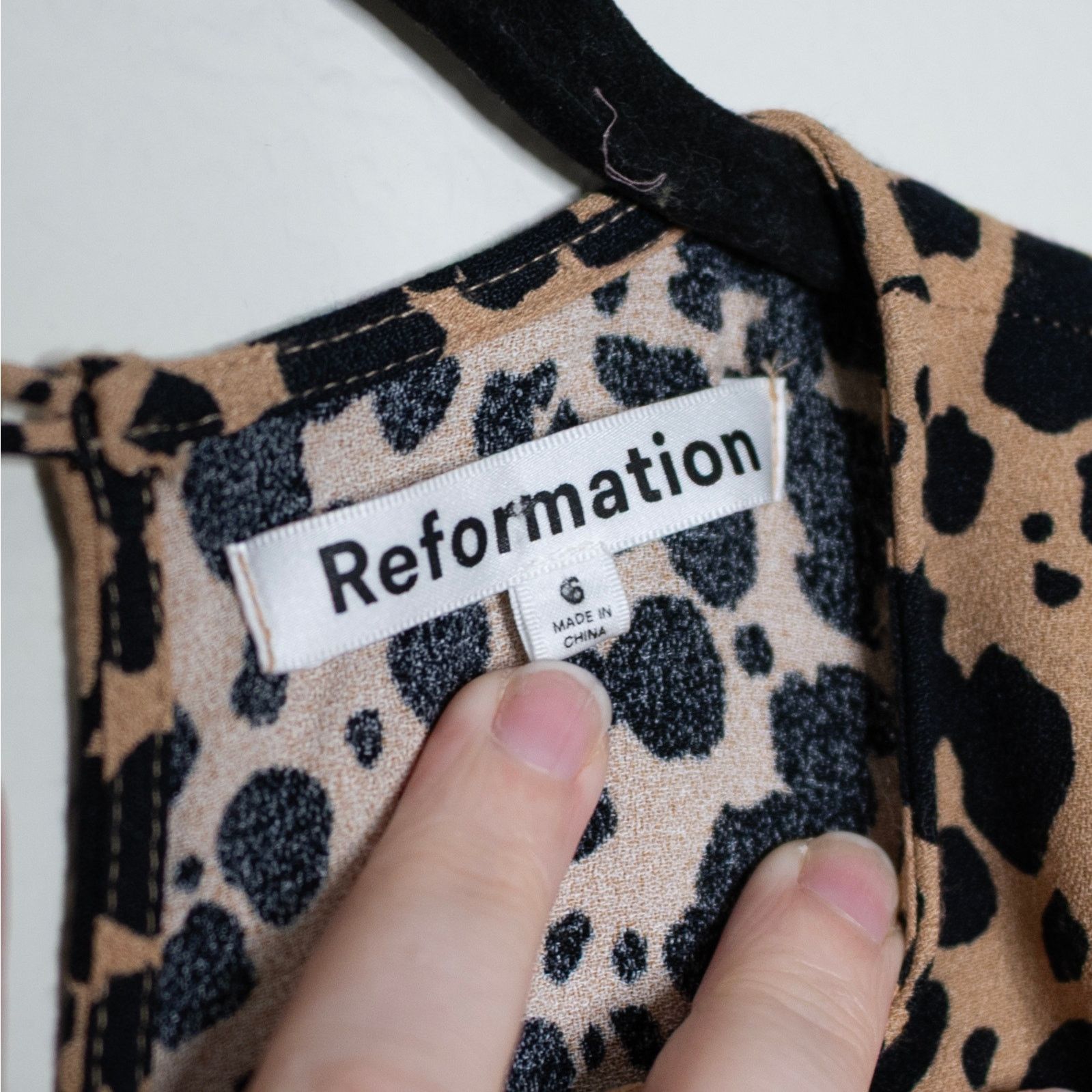 Reformation Reformation Port Dress Leopard Size M / US 6-8 / IT 42-44 - 6 Thumbnail
