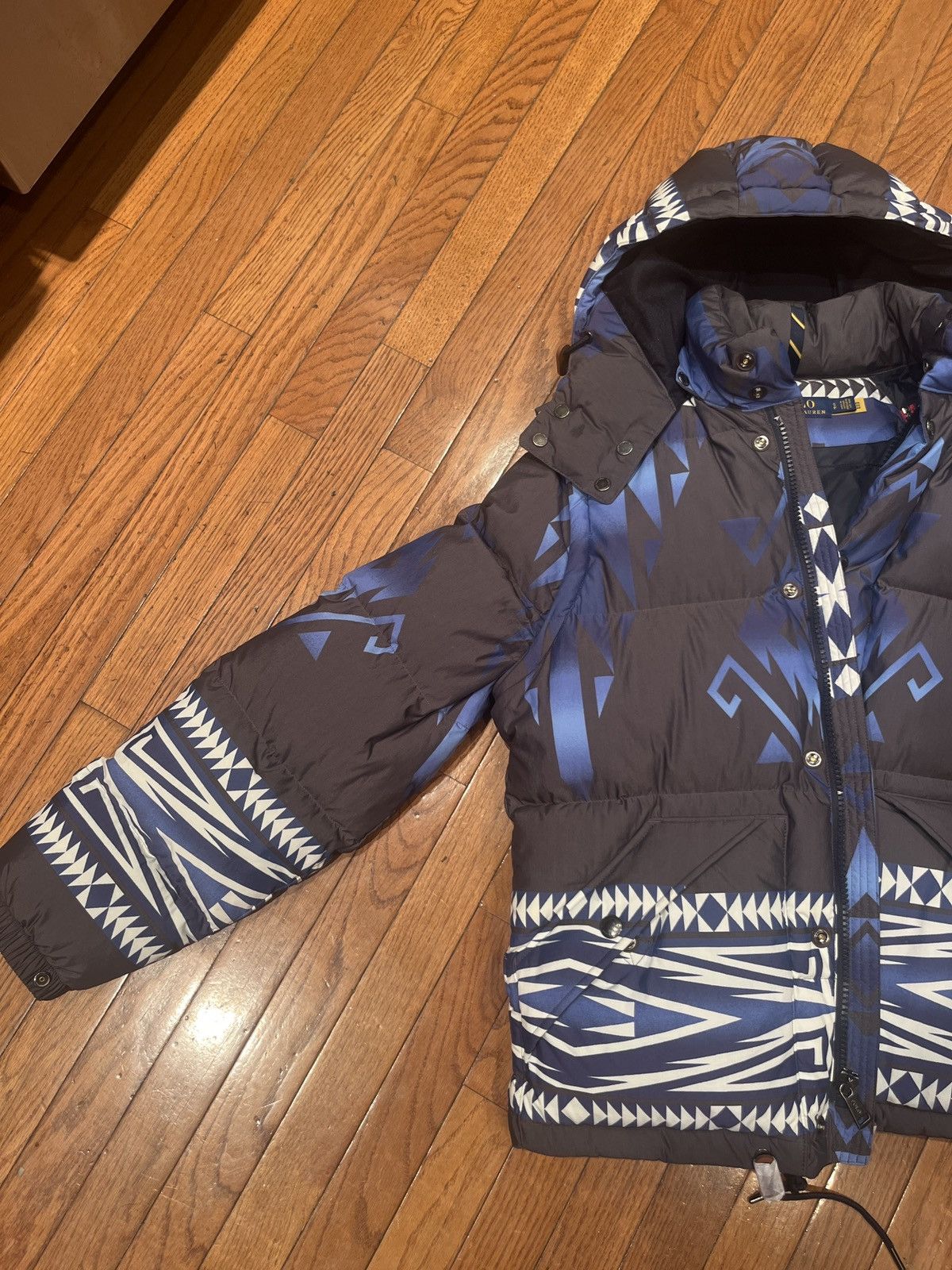 image of Polo Ralph Lauren Polo Bomber Coat in Blue, Men's (Size Small)