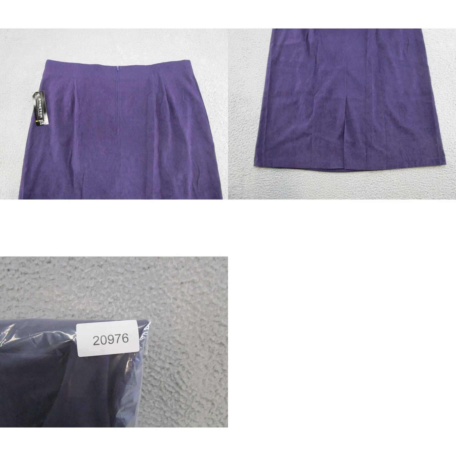Vintage VINTAGE Briggs Skirt Maxi Suede Purple 24W Plus Long 24W Womeneltas? Size 42" / US 20 - 8 Thumbnail