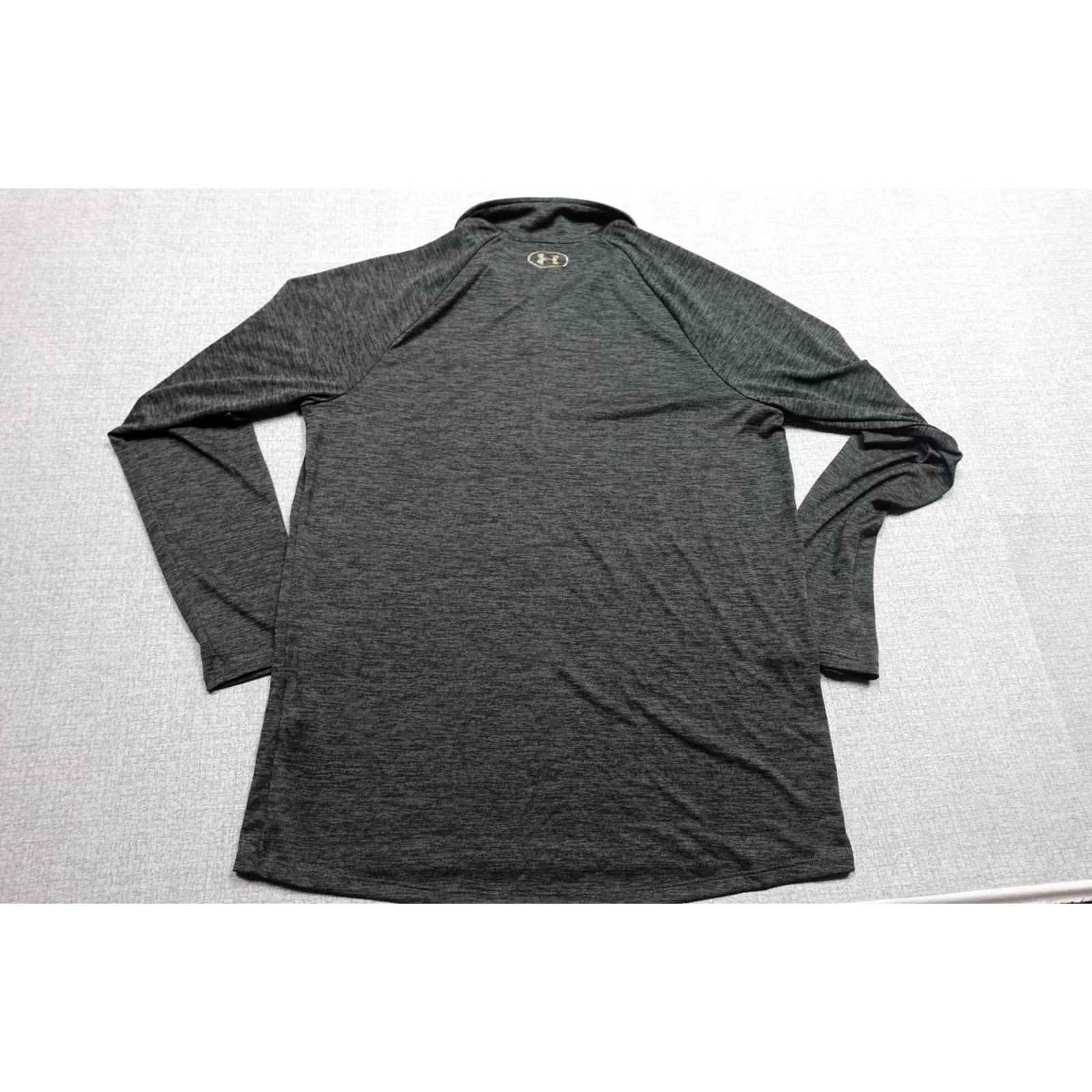 Under Armour Under Armour HeatGear Quarter Zip Pullover Mens Medium Gray Long Sleeve Training Size US M / EU 48-50 / 2 - 4 Thumbnail