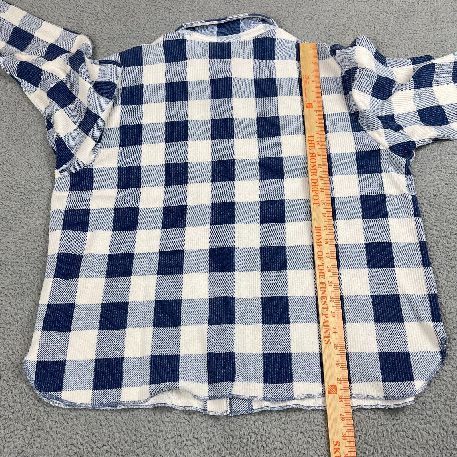 Route 66 Route 66 Flannel Long Sleeve Blue Plaid Shirt Snap Button Size US XL / EU 56 / 4 - 5 Thumbnail