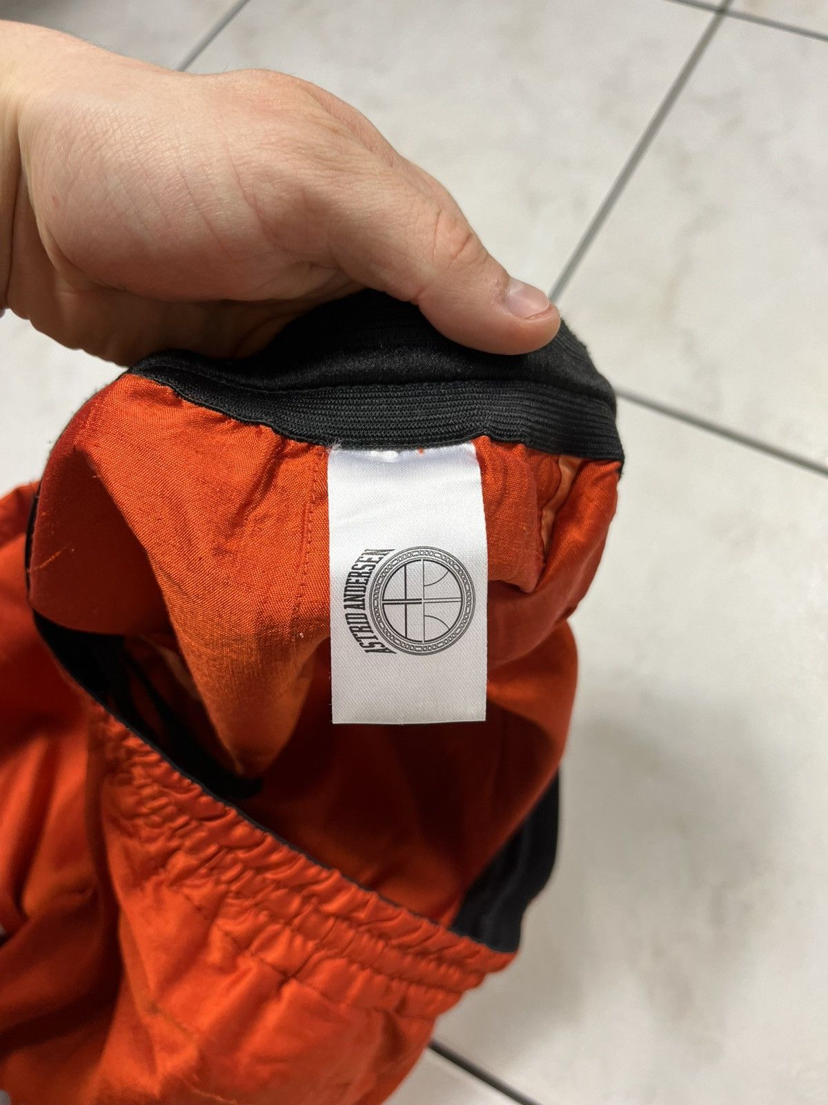 Astrid Andersen × Designer Astrid Andersen silk silver tape track pants reflective Size US 32 / EU 48 - 20 Thumbnail