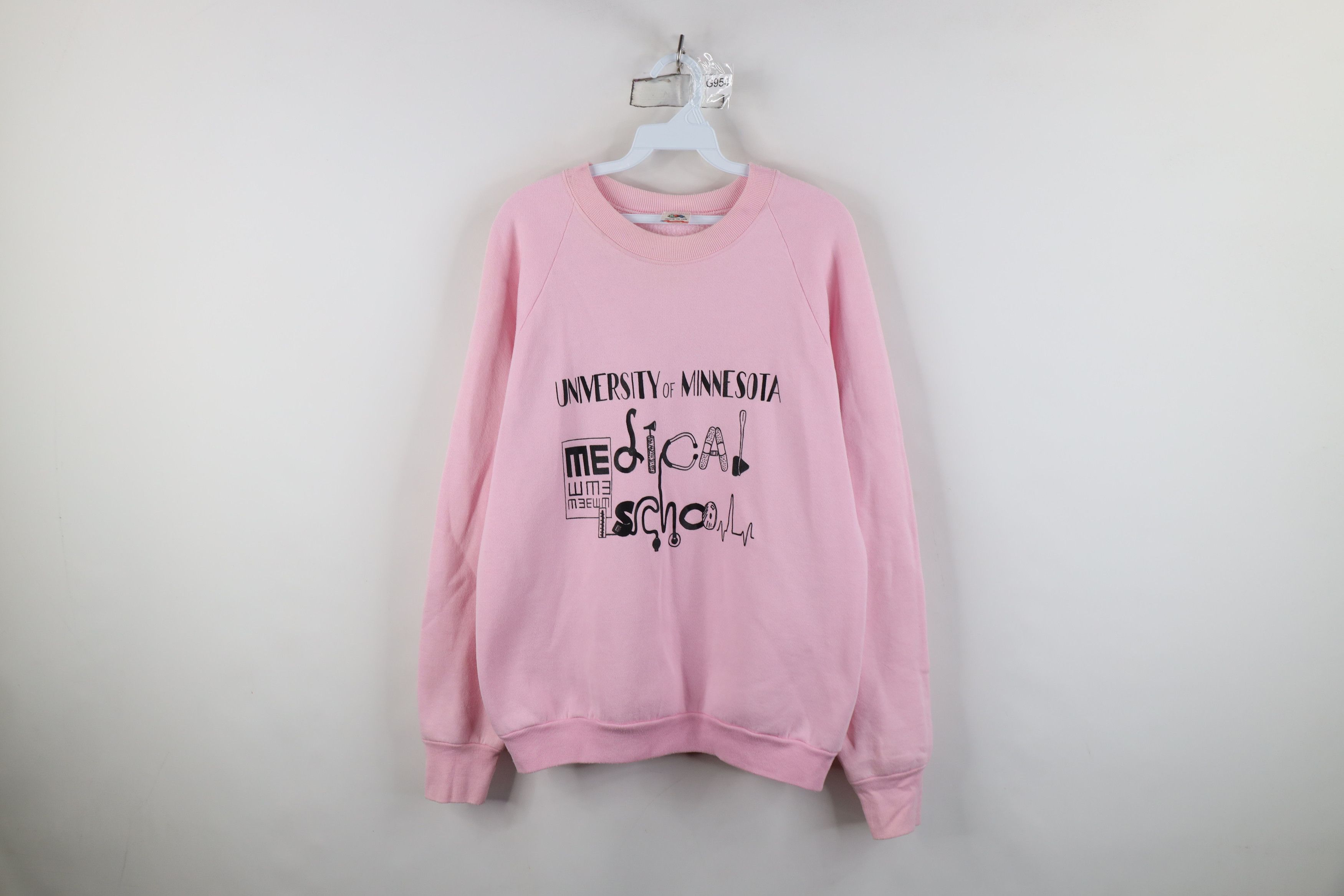 Vintage Vintage 80s 90s University of Minnesota Medical Sweatshirt Size L / US 10 / IT 46 - 1 Thumbnail