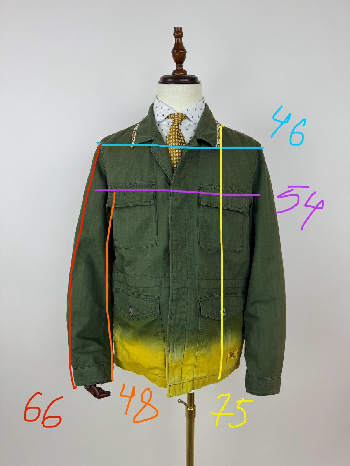 Scotch & Soda Scotch Soda field green jacket M65 Army jacket Dj overshirt Size US M / EU 48-50 / 2 - 16 Thumbnail