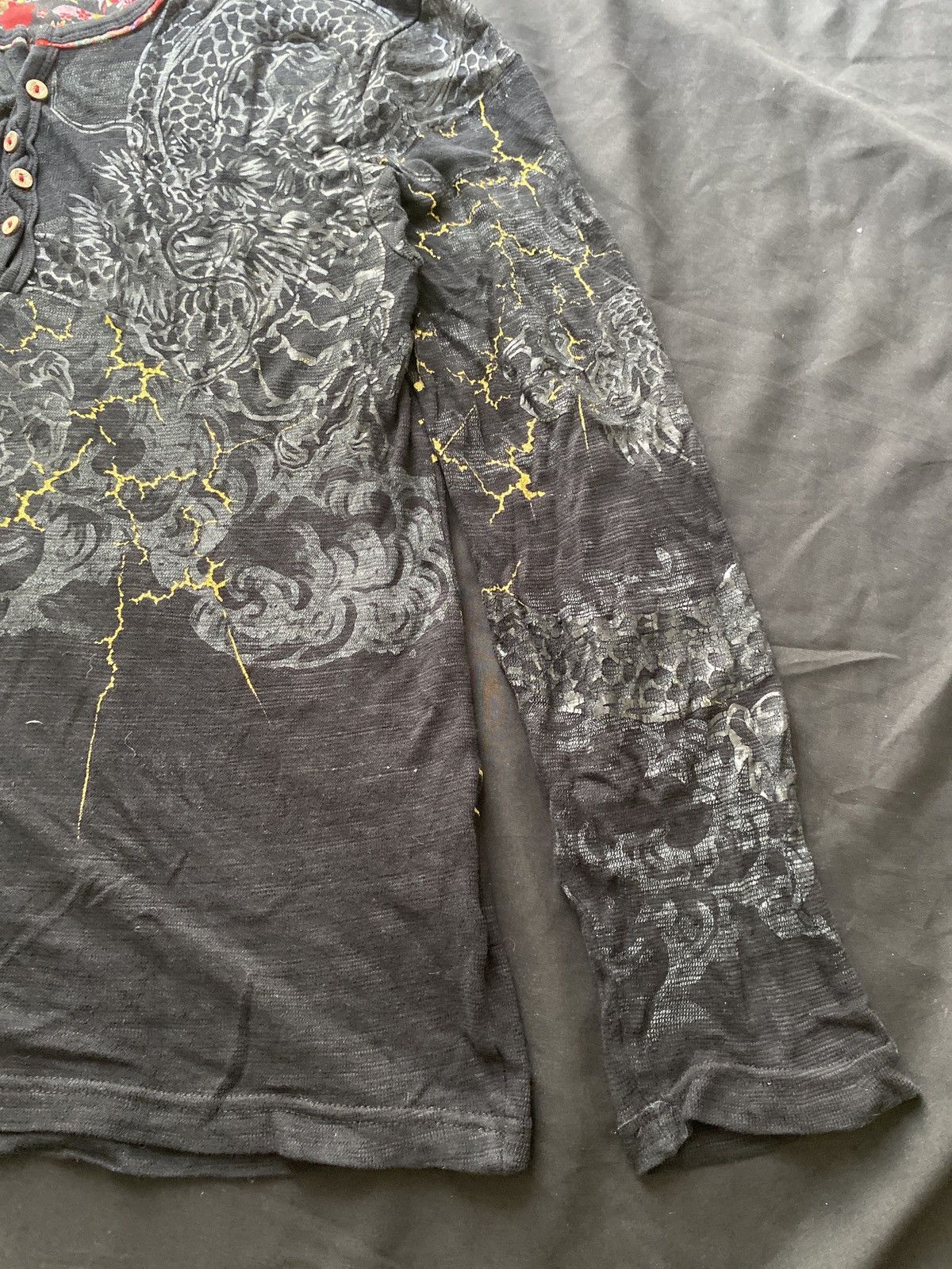 Yohji Yamamoto 1990’s Yohji Yamamoto Cyber Dragon Long Sleeve Size US M / EU 48-50 / 2 - 4 Thumbnail