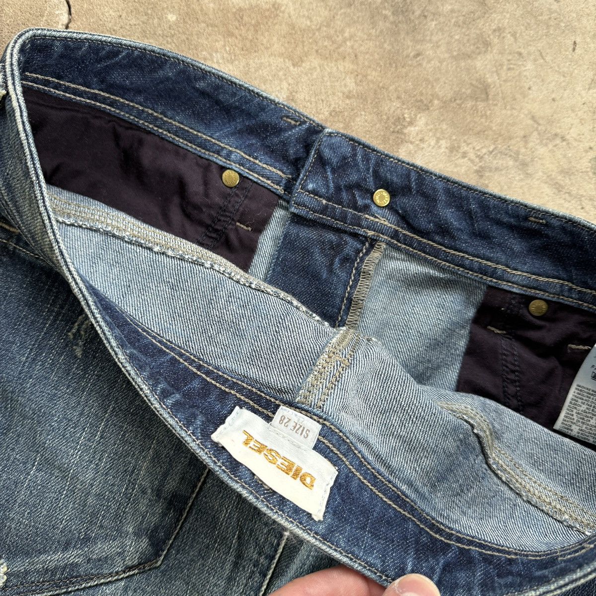 Diesel Vintage Diesel Mini Denim Skirt Size 28" / US 6 / IT 42 - 5 Thumbnail