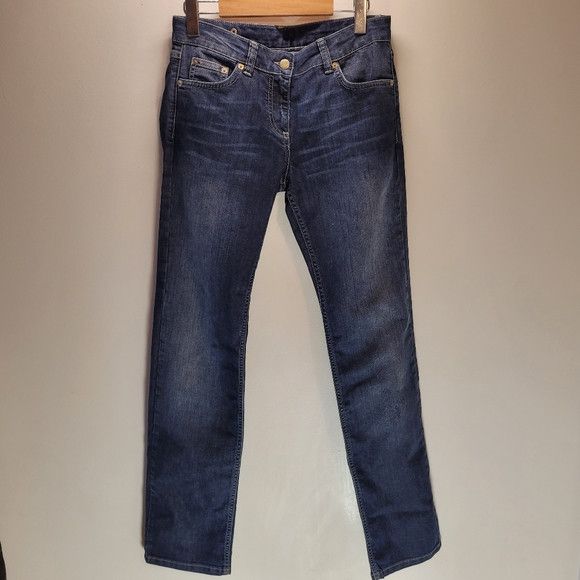 Iceberg Iceberg Gilmar straight jeans embellished label - size 28 Size 28" / US 6 / IT 42 - 1 Thumbnail