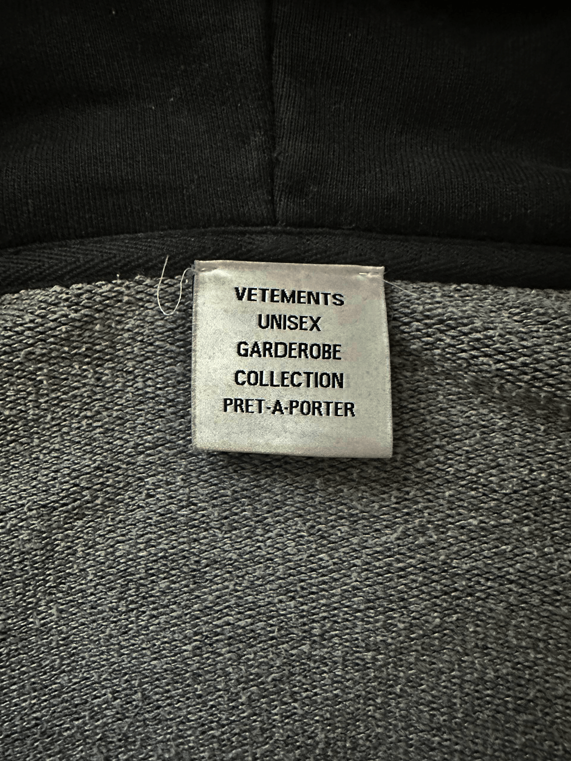 Vetements Vetements Cut Up Deconstructed Logo Zip Up Hoodie Size US M / EU 48-50 / 2 - 7 Thumbnail