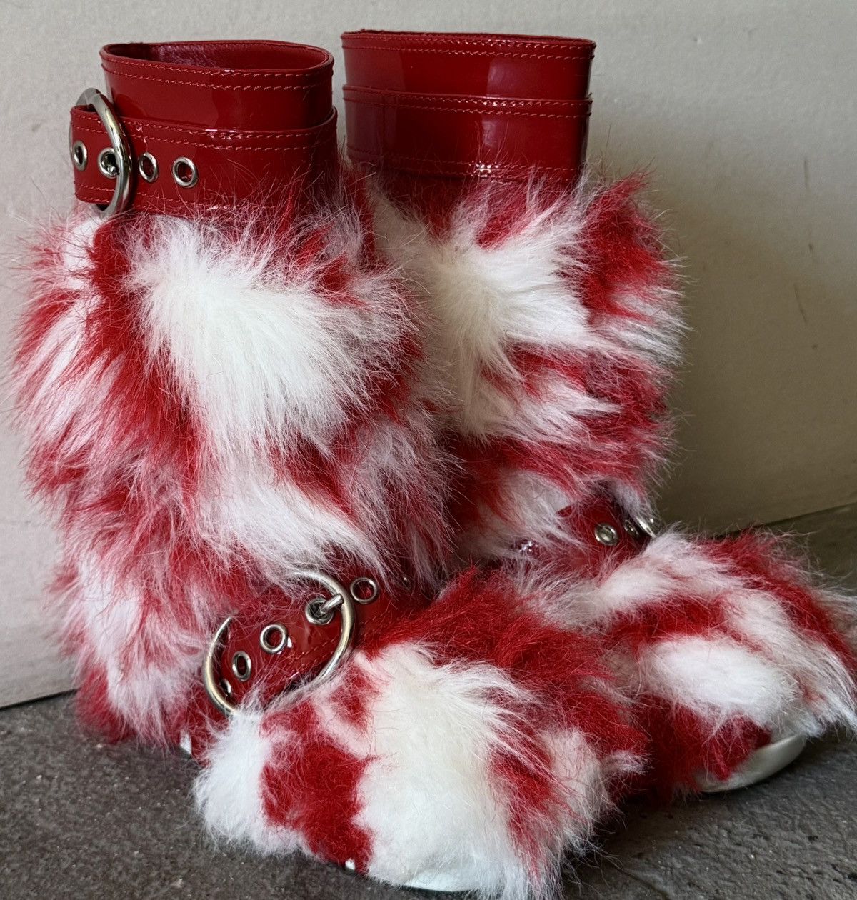 Miu Miu × Prada Miu Miu - Prada - FW2017 - Faux Fur Boots Size US 5 / IT 35 - 3 Thumbnail