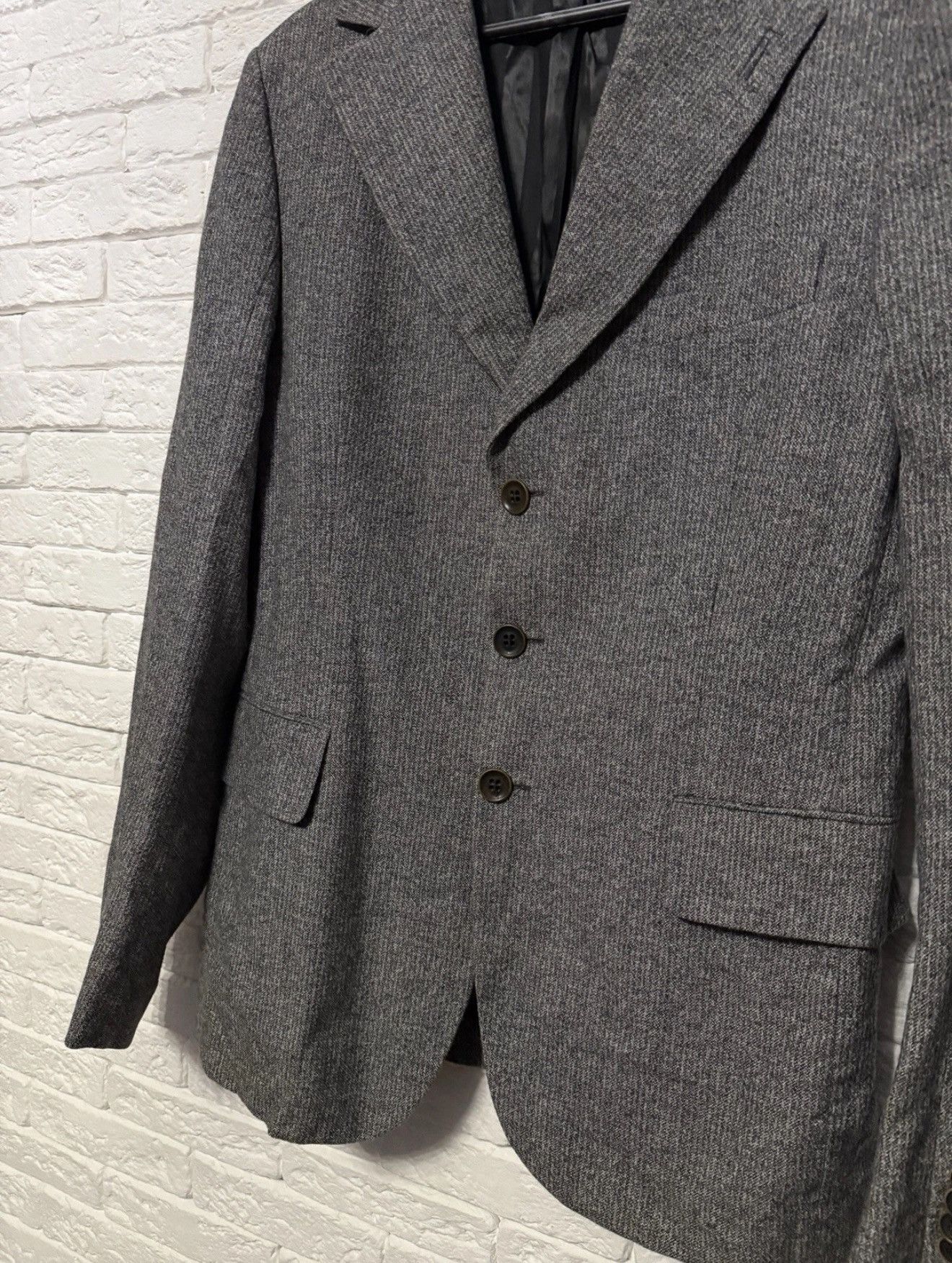 Diesel Black Gold Rare Diesel Black Gold Label Tweed Men`s Blazer Sz 50R Size 50R - 3 Thumbnail