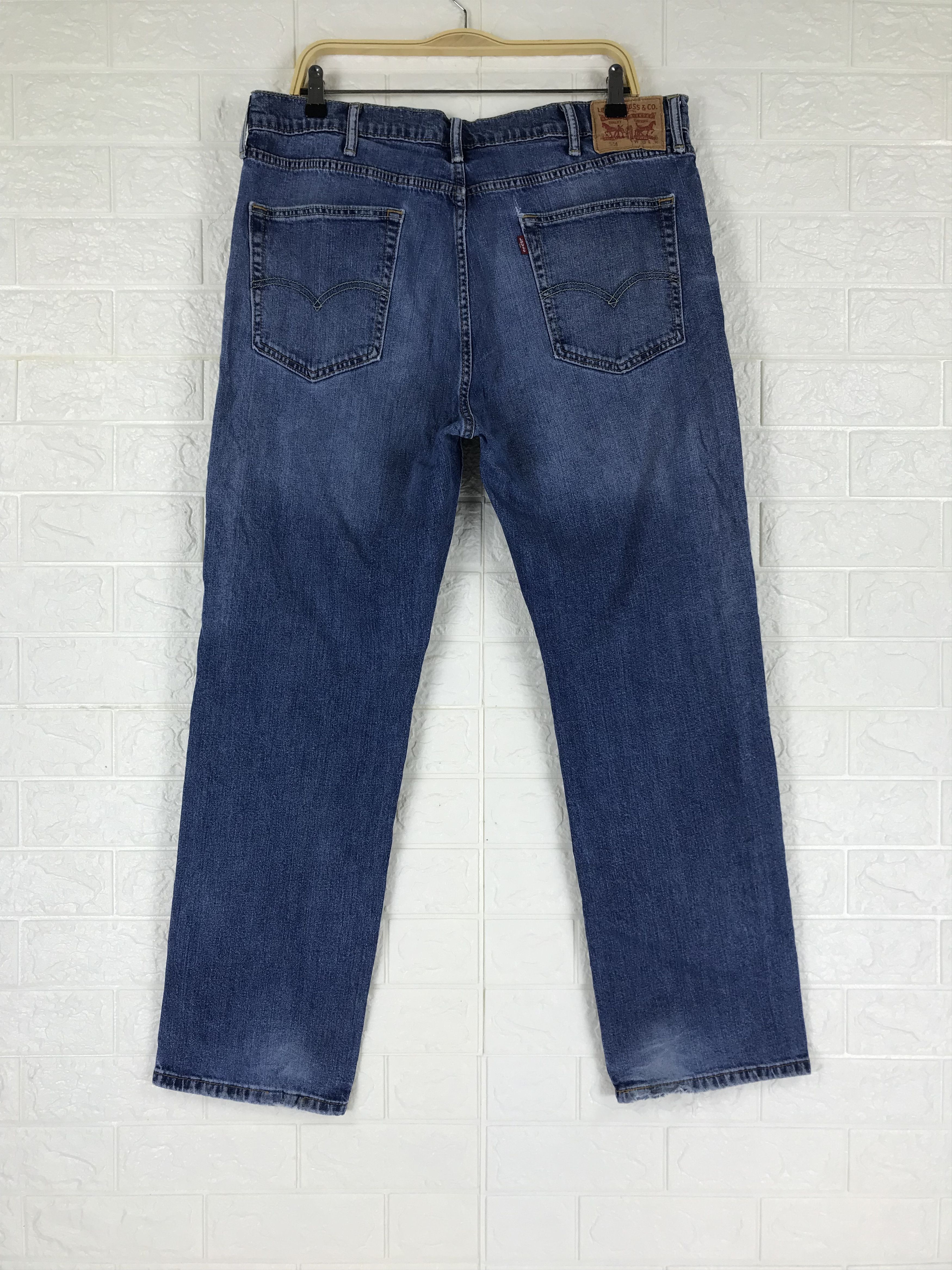 Levi's Vintage Levi's 514 Straight Fit Cut Jeans Faded Blue Denim Size US 38 / EU 54 - 5 Thumbnail