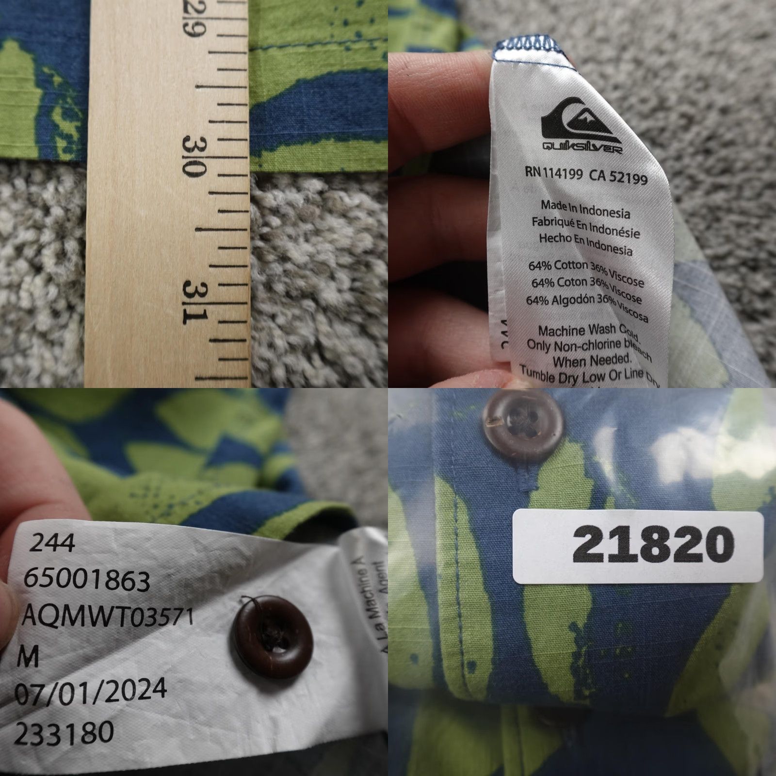 Quiksilver VINTAGE not included; No, sorry. Size US M / EU 48-50 / 2 - 8 Thumbnail
