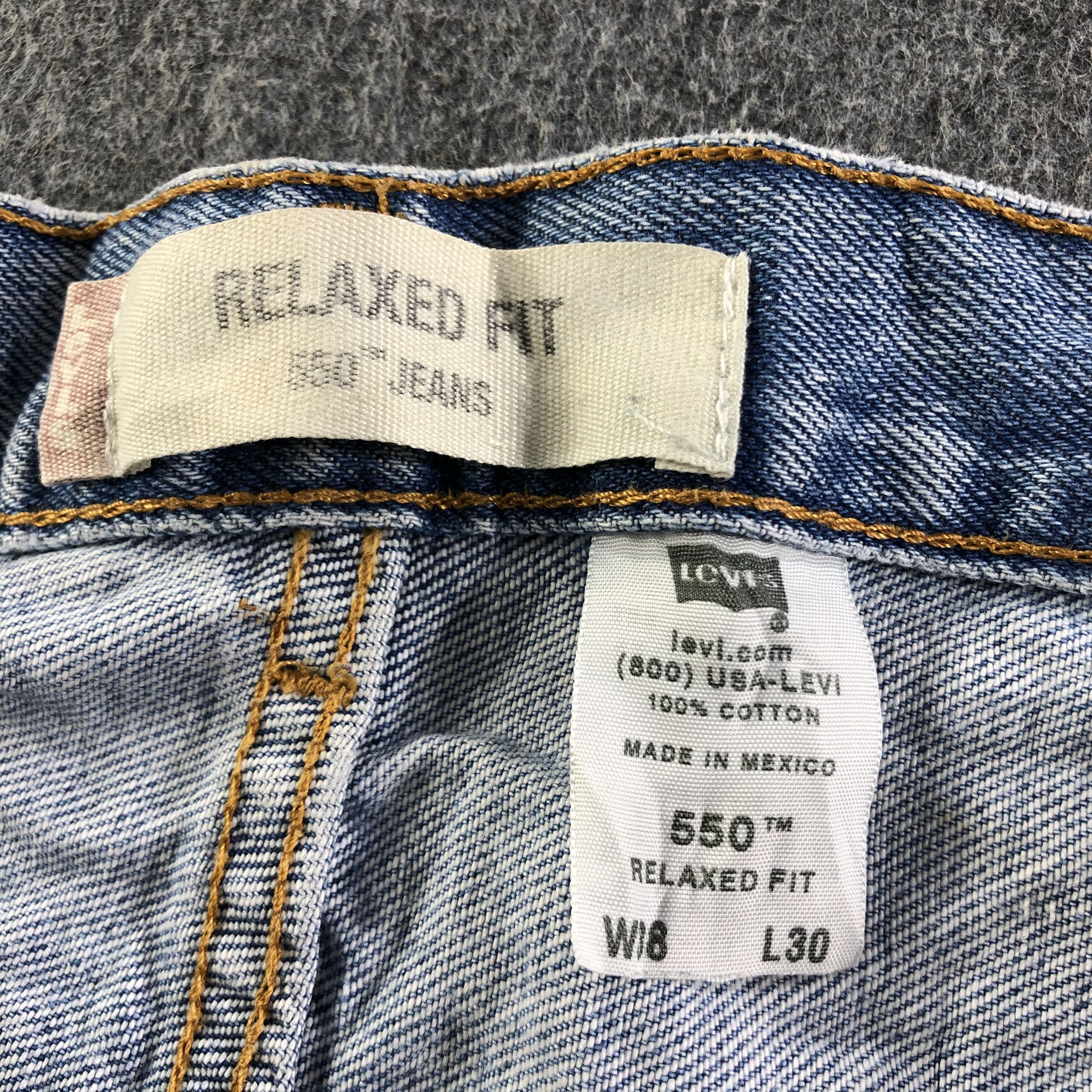 Levi's Vintage Light Wash Levis 550 Jeans-J3347 Size US 37 - 10 Thumbnail
