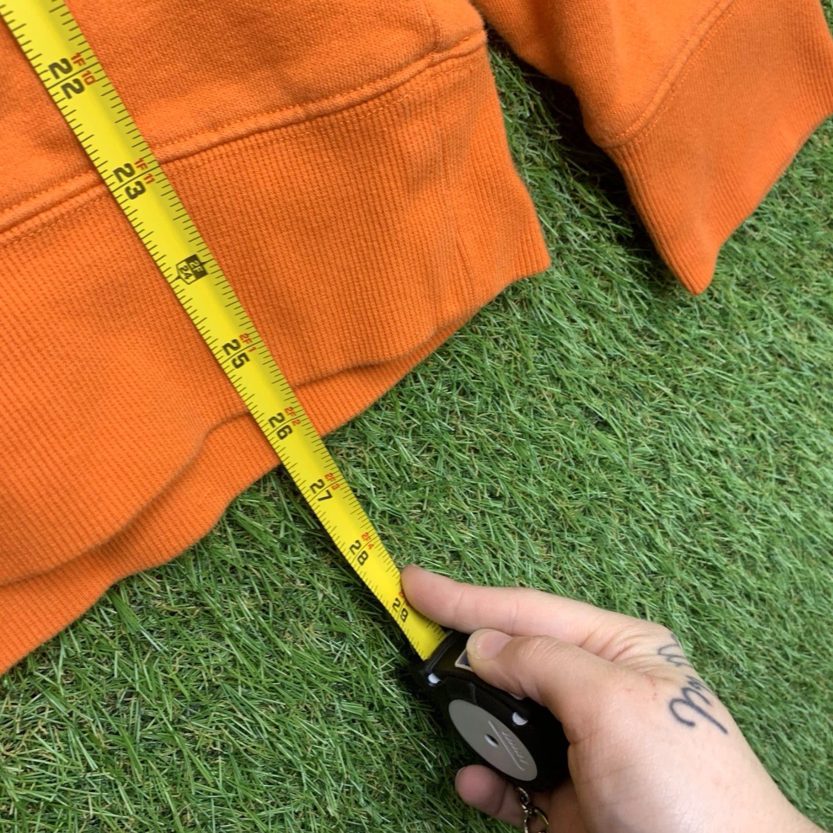 Vintage VINTAGE KLIM Hoodie Womens Small Orange Fleece Pullover Activewear Outdoor Graphic Print Size S / US 4 / IT 40 - 3 Thumbnail