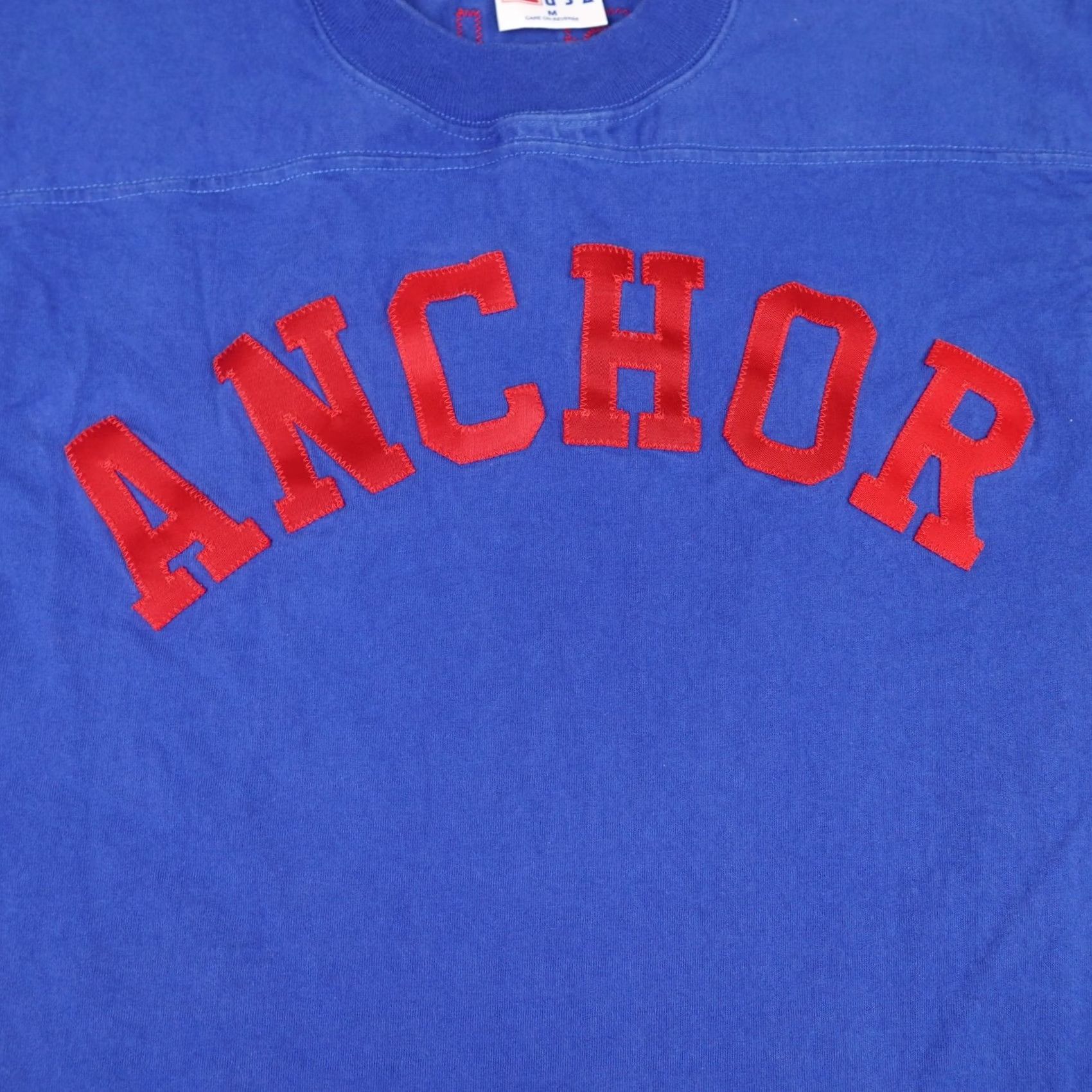 Vintage VINTAGE EAGLE USA Anchor Shirt Mens Medium Blue Cotton Athletic LES-LEE 90s Size US M / EU 48-50 / 2 - 5 Thumbnail