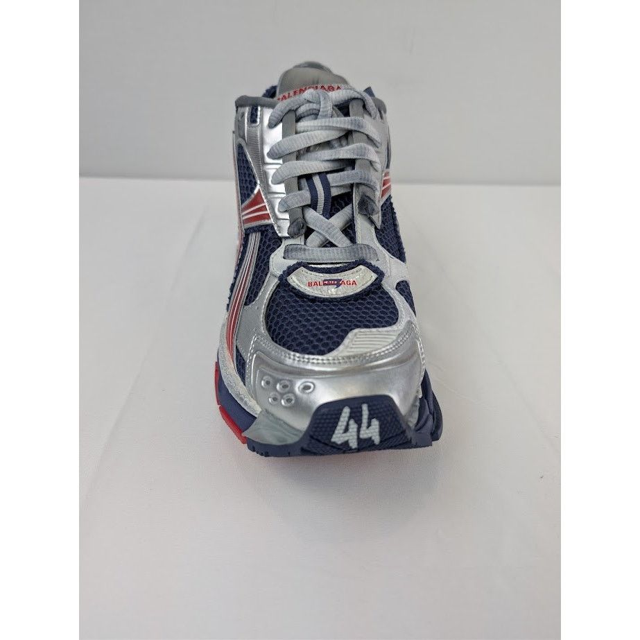 Balenciaga o1rshd1 Mesh Rubber Runner in Navy/Red/Grey Size US 11 / EU 44 - 11 Thumbnail