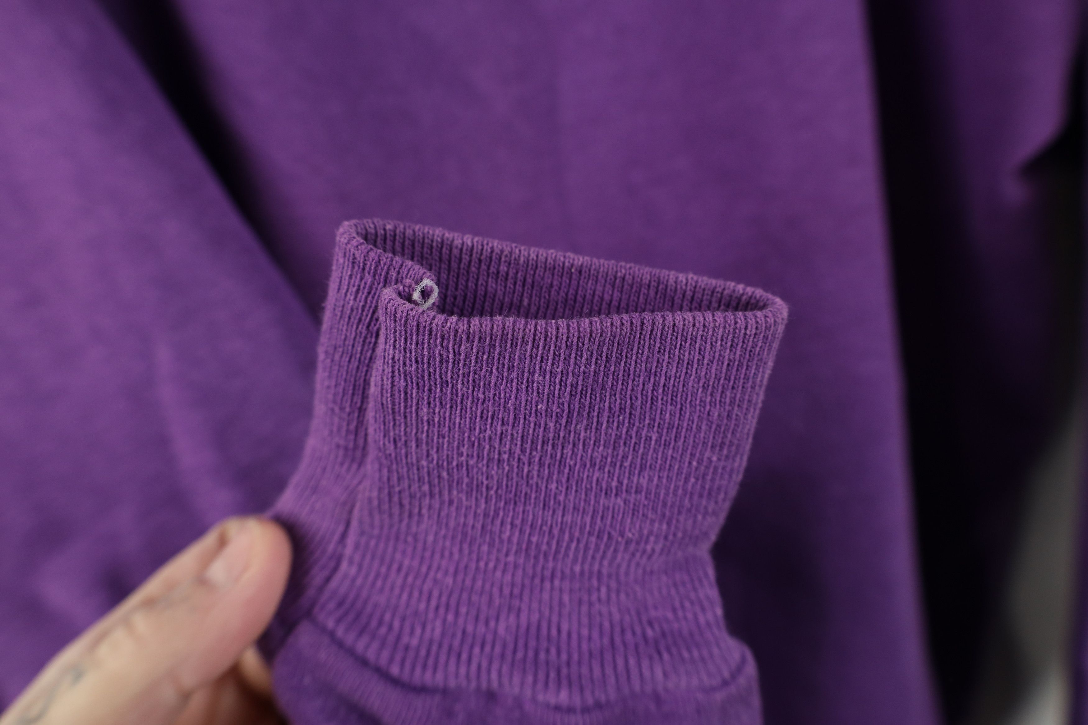 Vintage Vintage 60s Healthknit Raglan Crewneck Sweatshirt Purple USA Size XL / US 12-14 / IT 48-50 - 8 Thumbnail