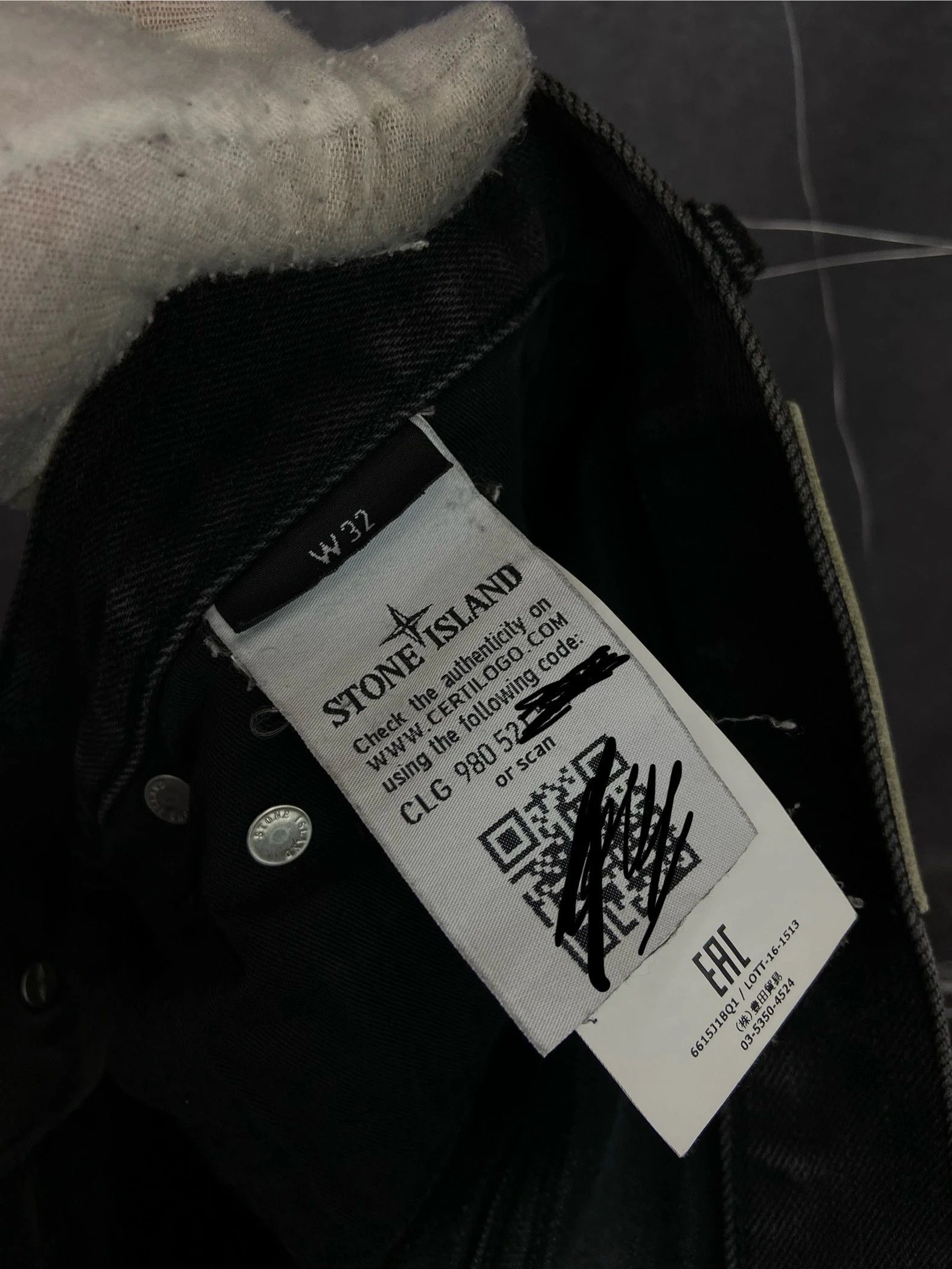 Stone Island Stone Island black jeans patch logo high end archival 32 Size US 32 / EU 48 - 8 Thumbnail