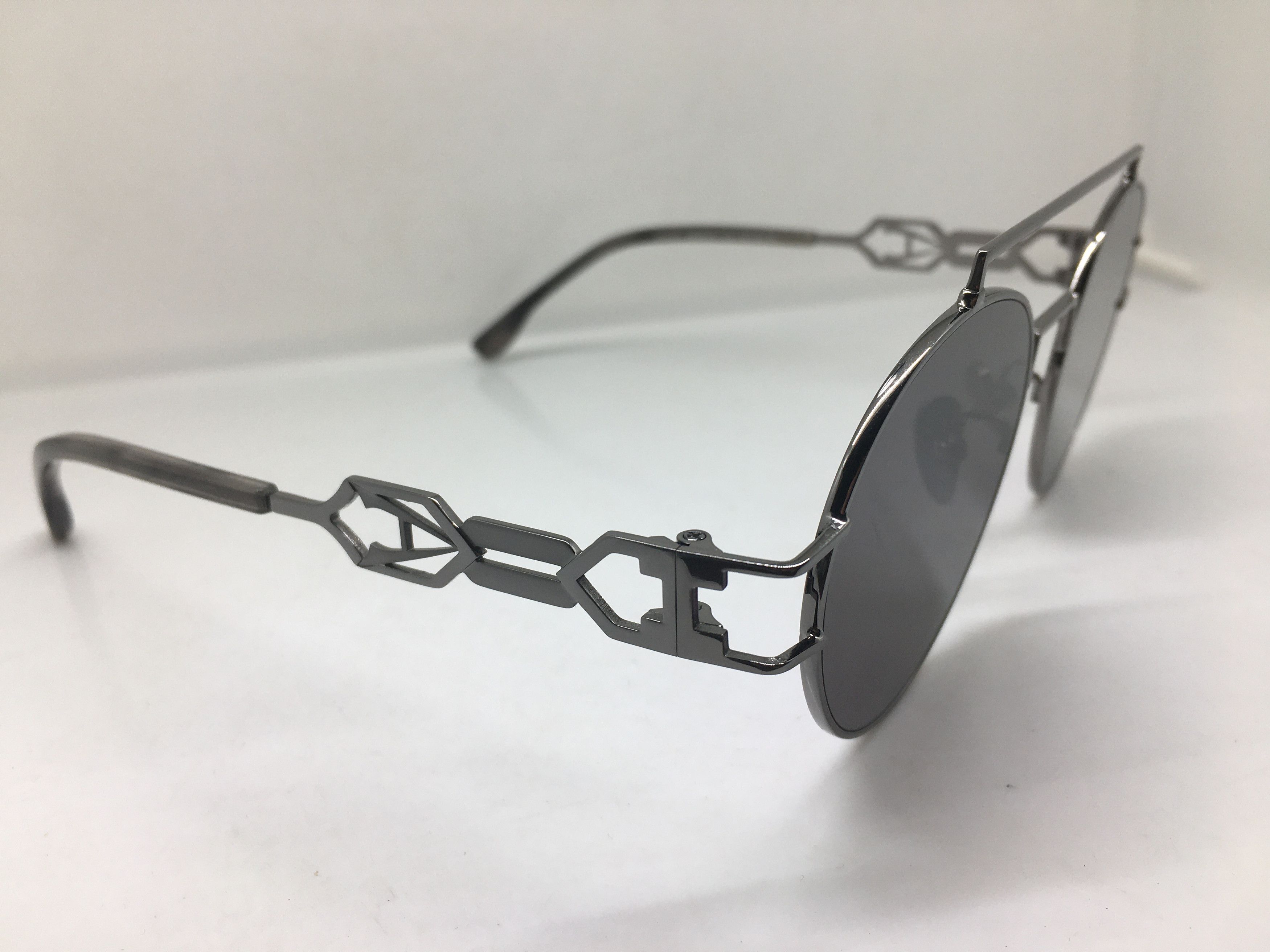 Other Grey Silver Round Sunglasses Frame ROCKABILLY Size ONE SIZE - 1 Thumbnail