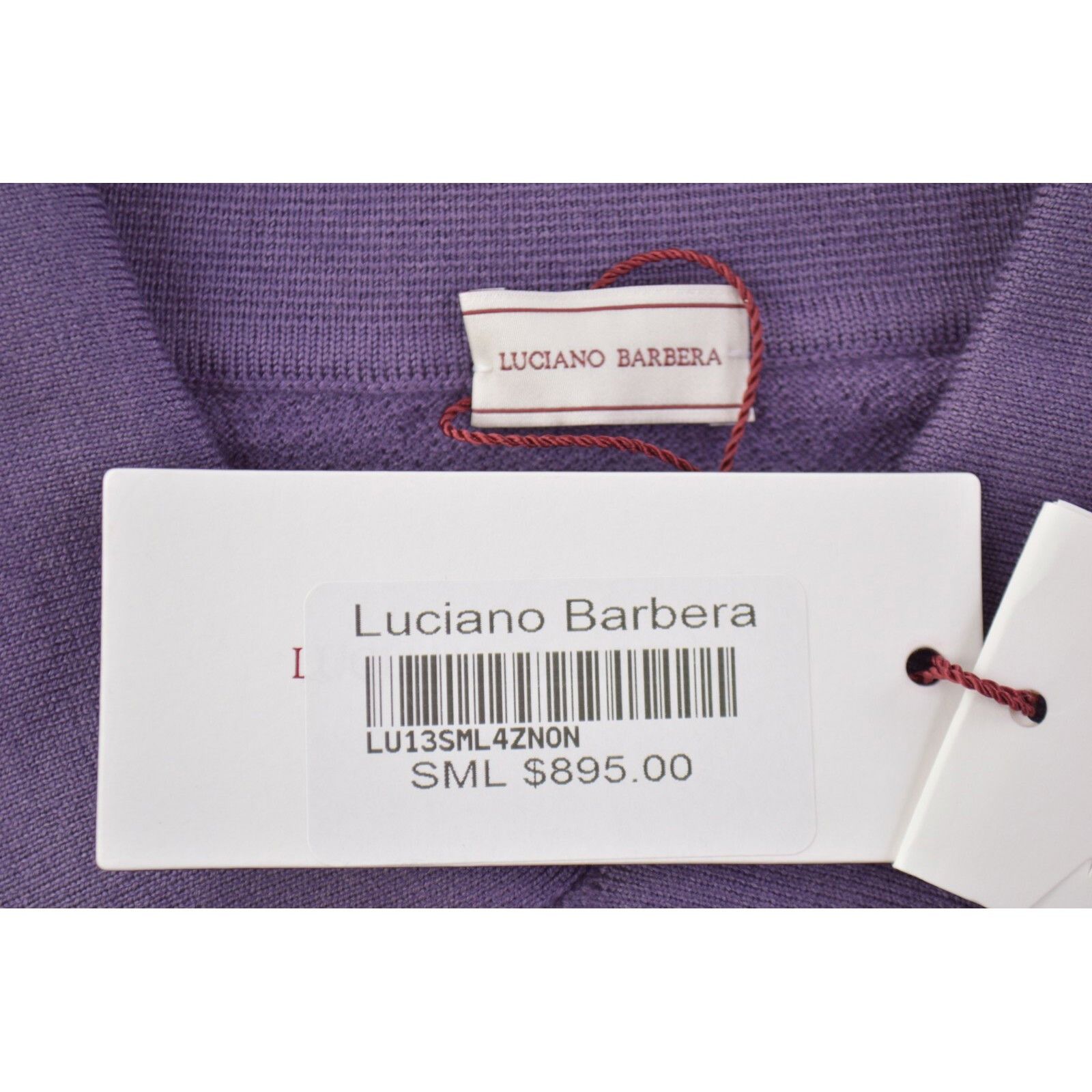 Luciano Barbera Luciano Barbera Sweater Size US S in Purple Size US S / EU 44-46 / 1 - 2 Thumbnail