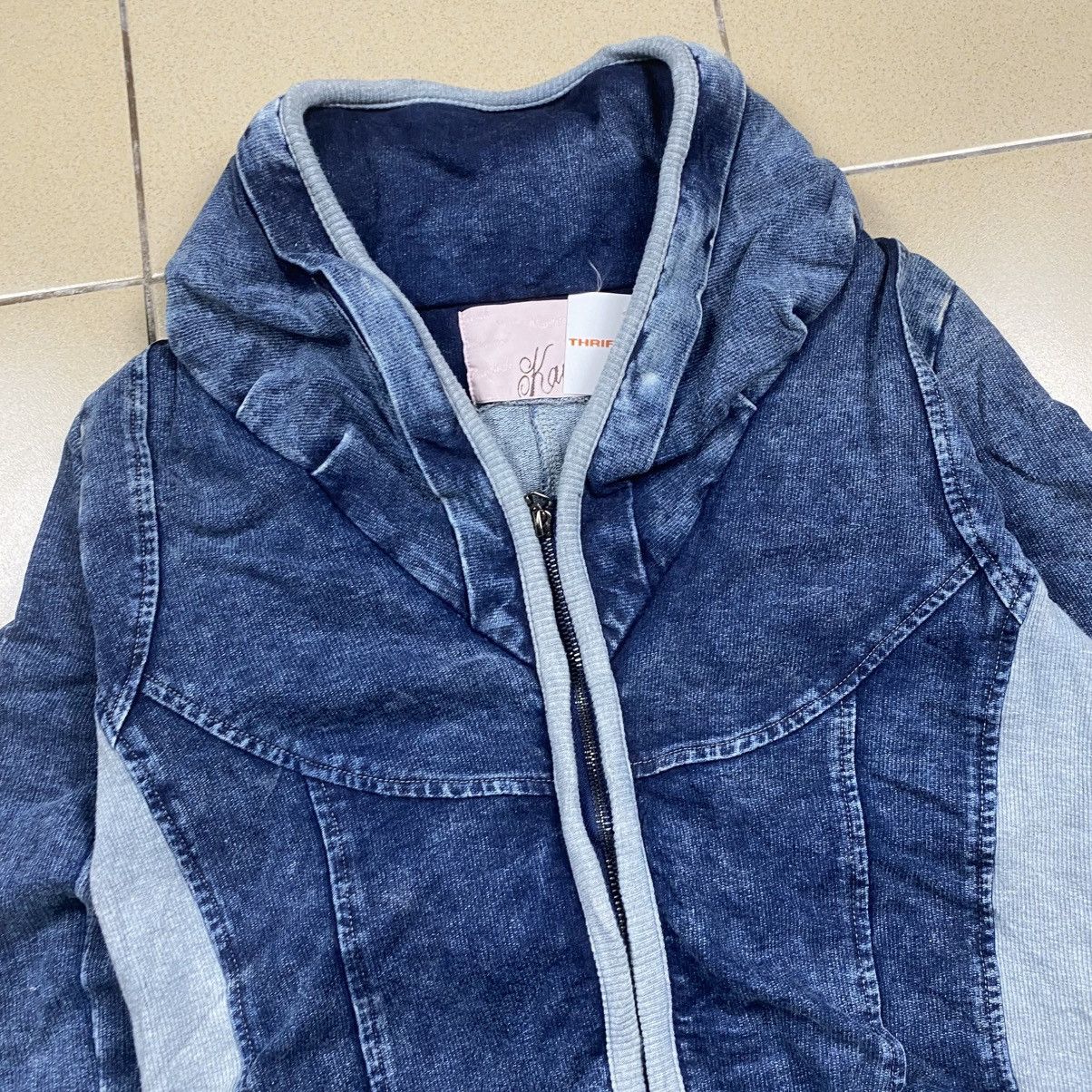 Japanese Brand Vintage y2k Kavach Gothic Denim Zip Up Size S / US 4 / IT 40 - 4 Thumbnail