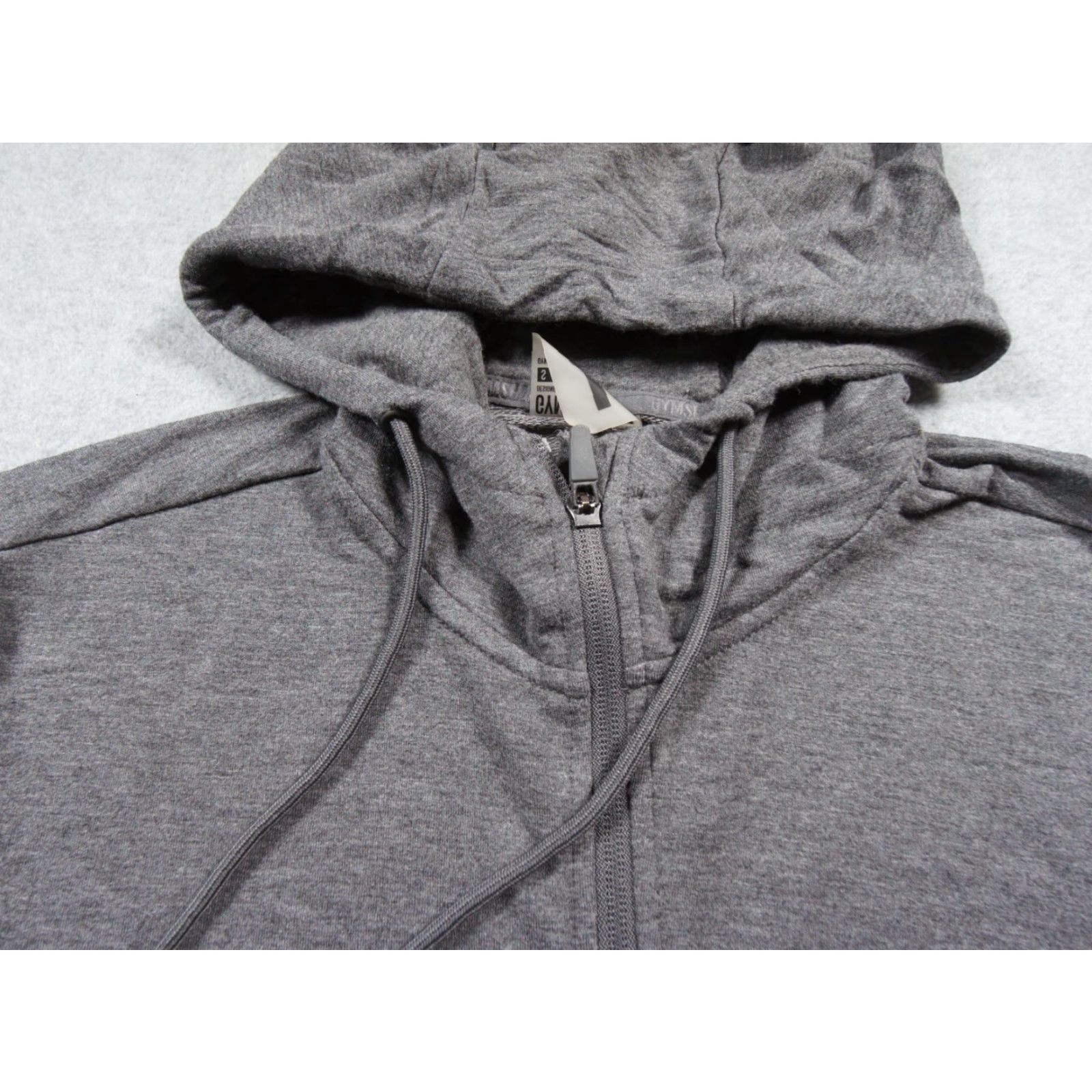 Gymshark GymShark Sweatshirt Mens Small Gray Hoodie Full Zip Gym Sweater Lightweight Size US S / EU 44-46 / 1 - 3 Thumbnail